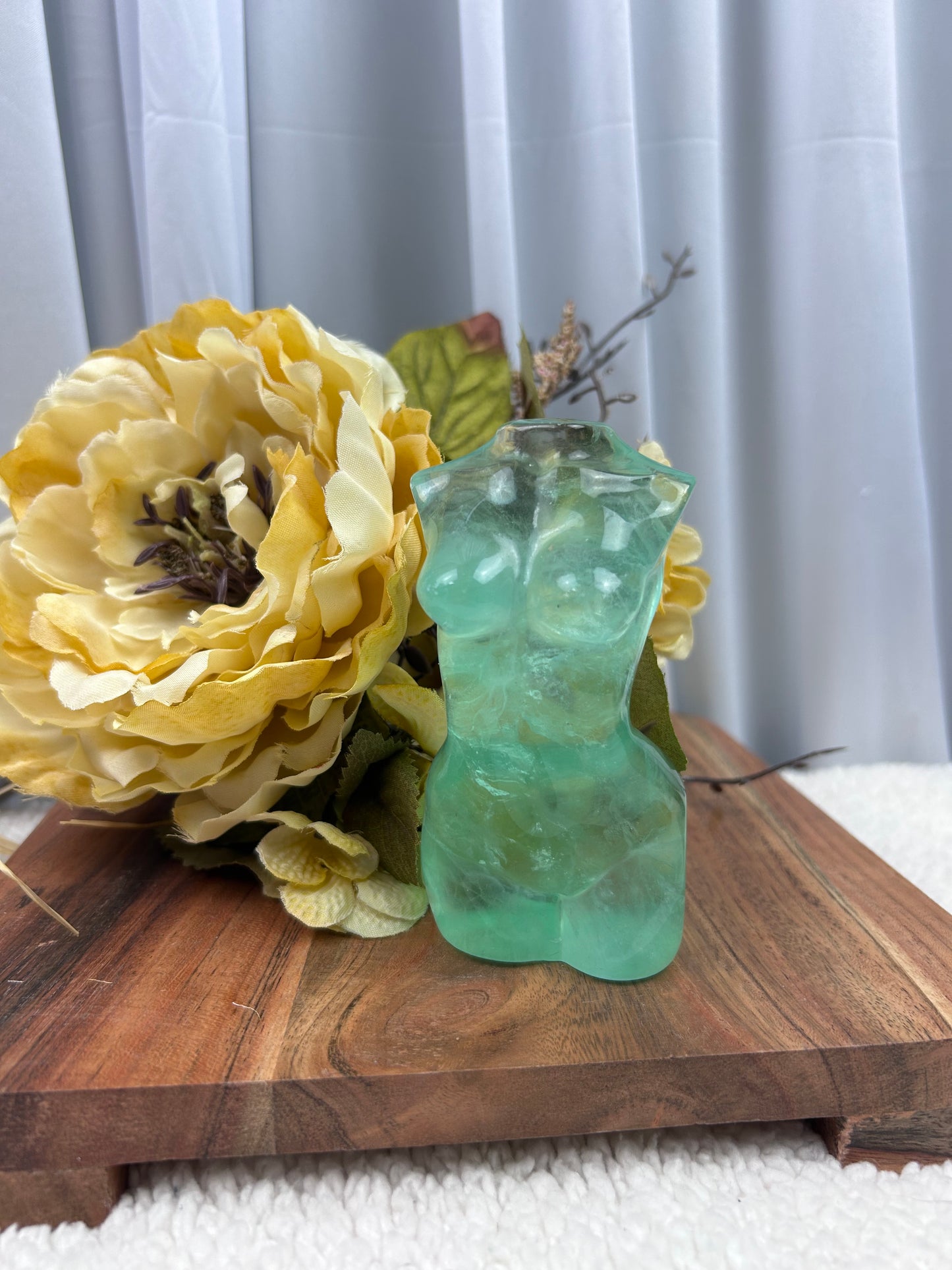 Green Fluorite Goddess Torso
