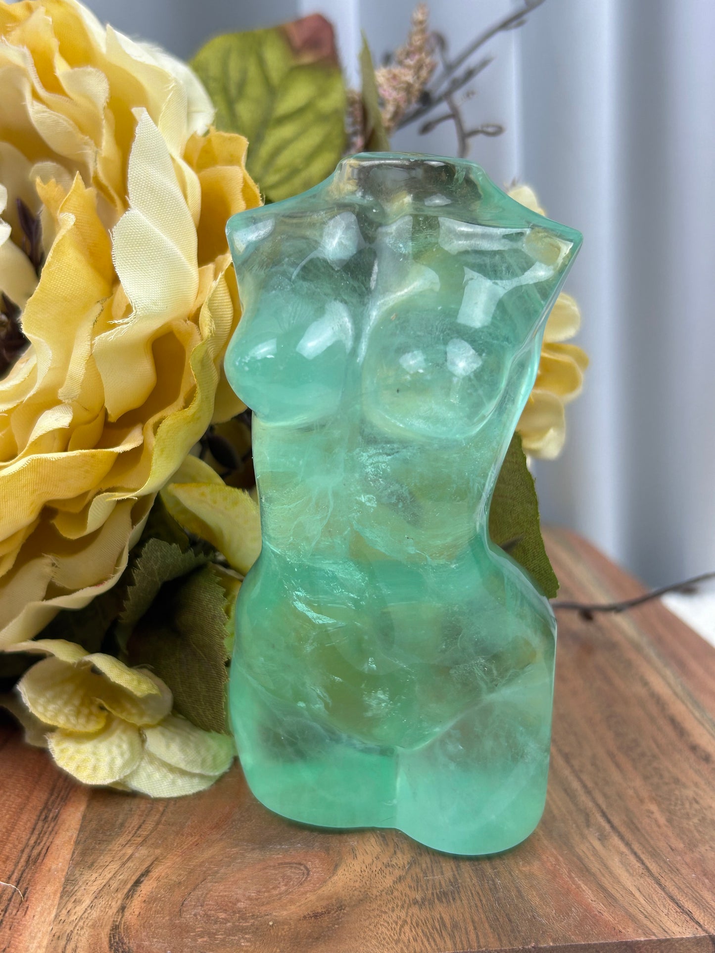 Green Fluorite Goddess Torso