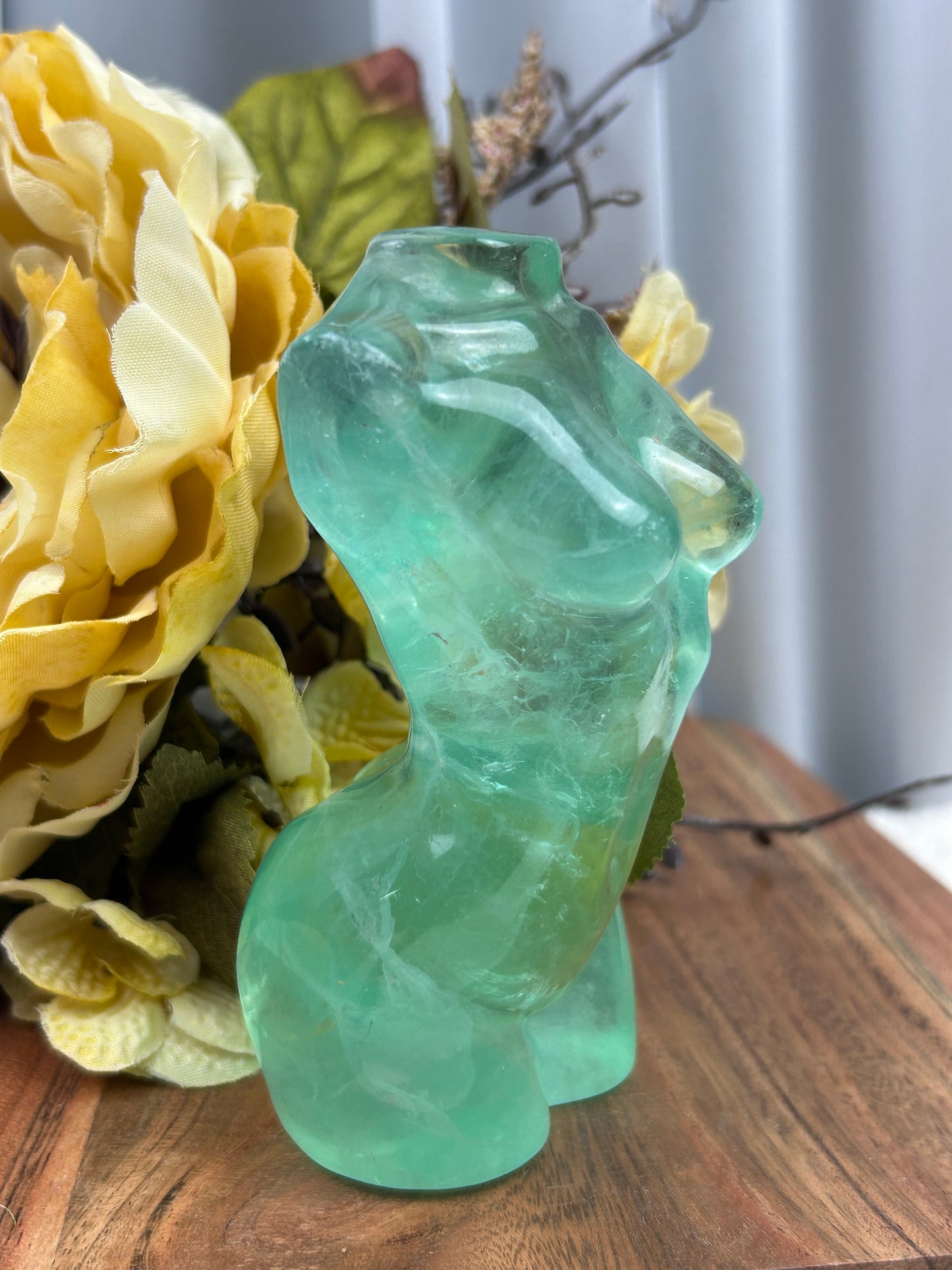 Green Fluorite Goddess Torso