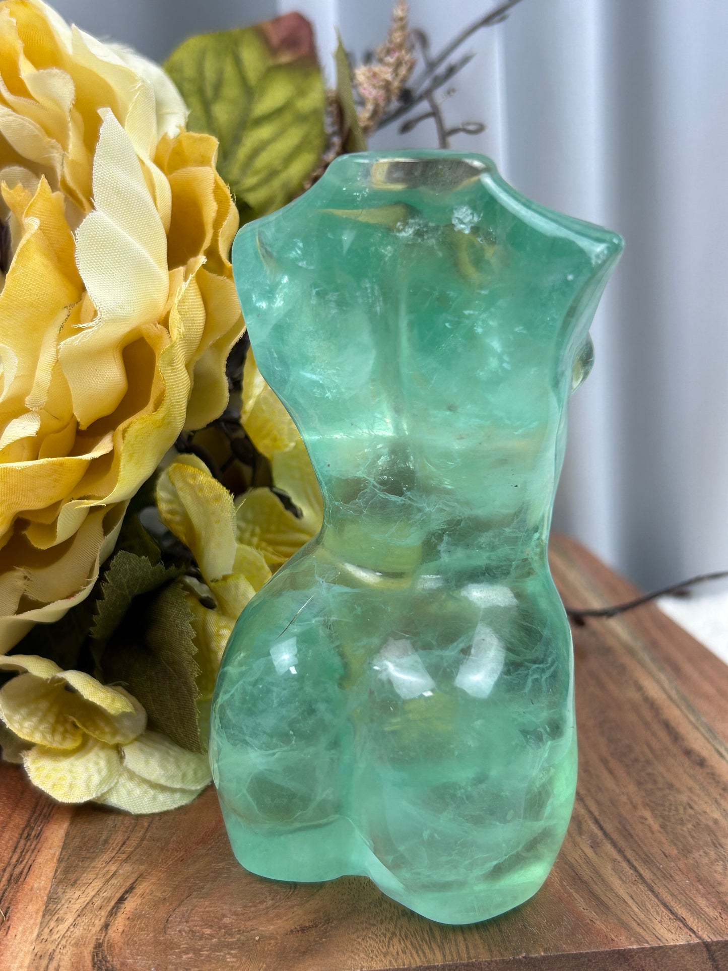 Green Fluorite Goddess Torso