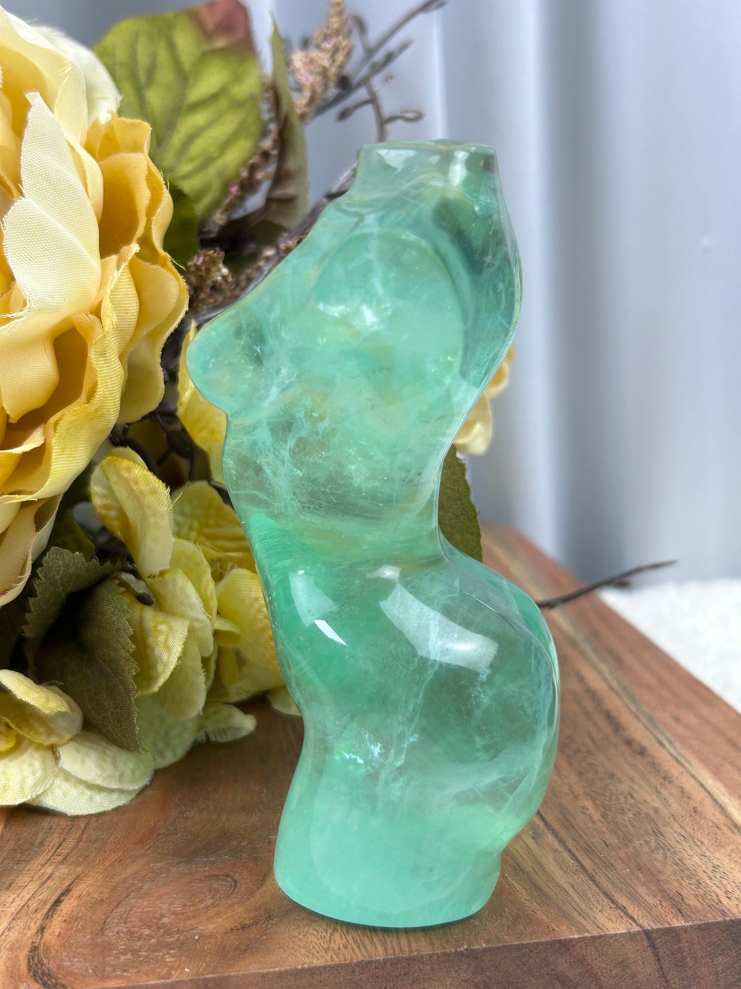 Green Fluorite Goddess Torso