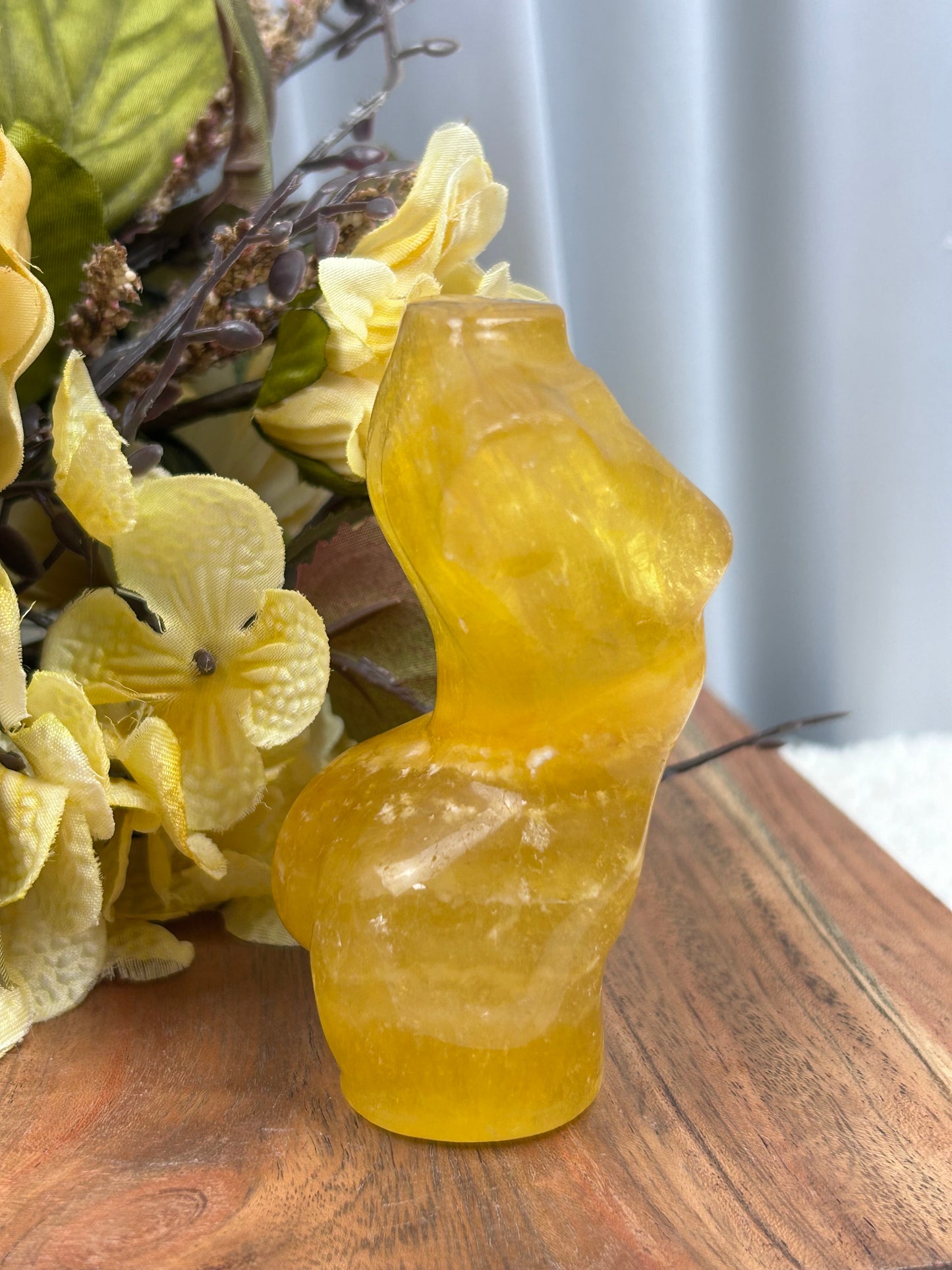Yellow Fluorite Goddess Torso