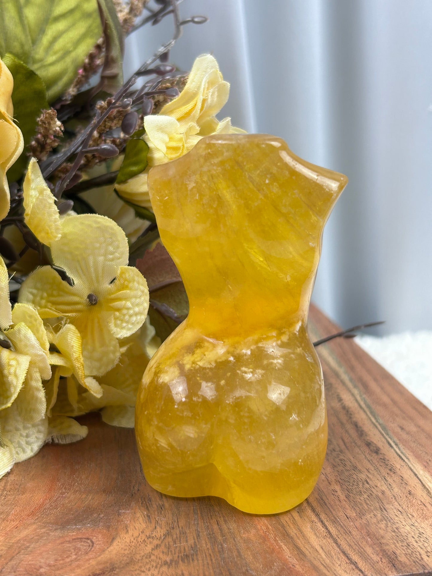 Yellow Fluorite Goddess Torso