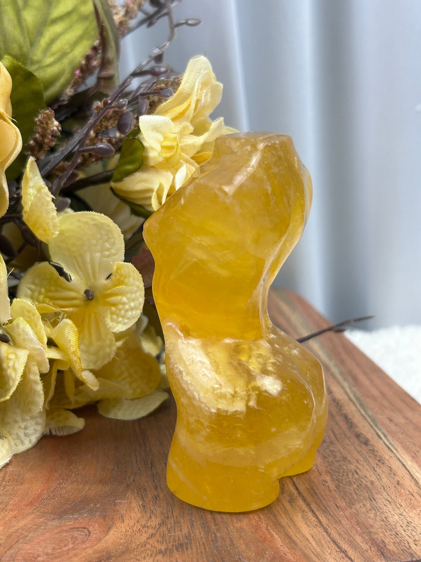 Yellow Fluorite Goddess Torso