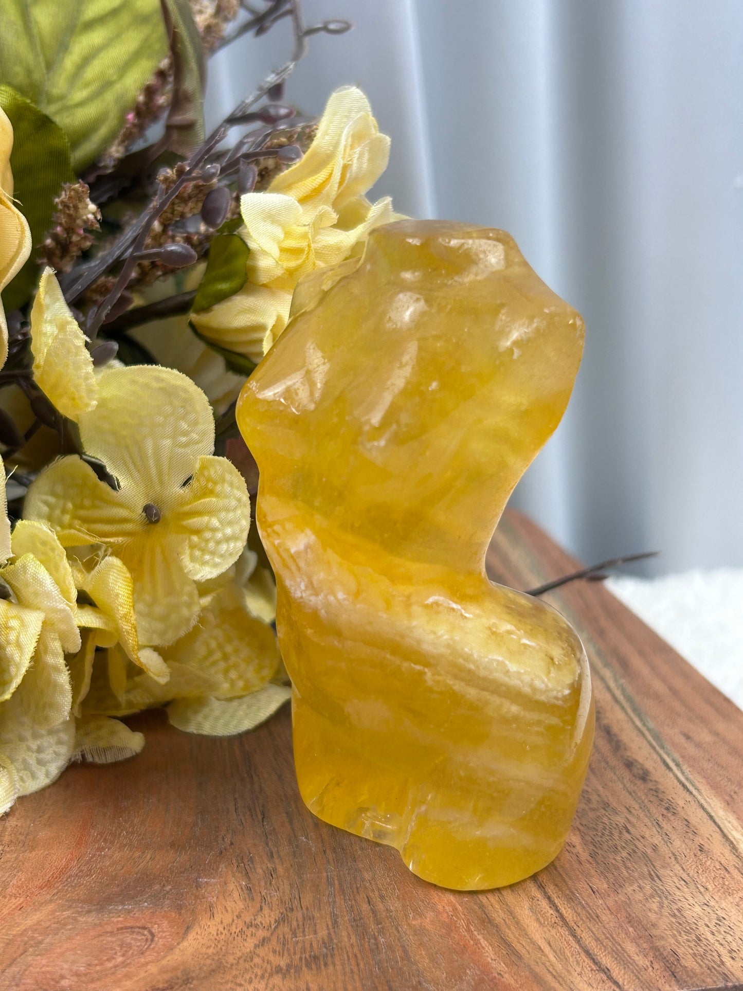 Yellow Fluorite Goddess Torso