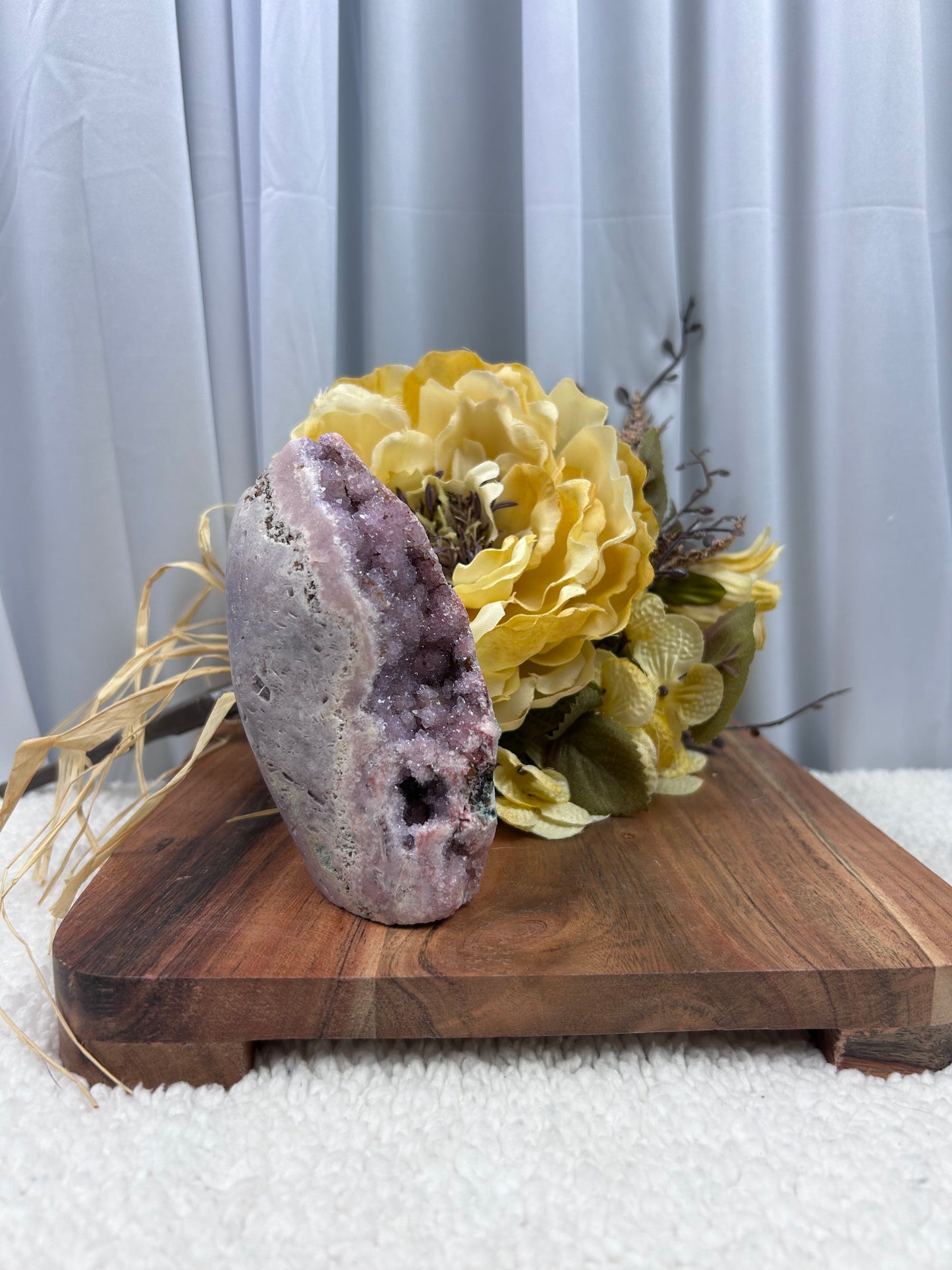 Druzy Pink Amethyst Freeform