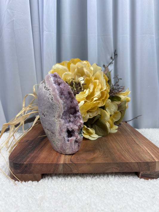 Druzy Pink Amethyst Freeform