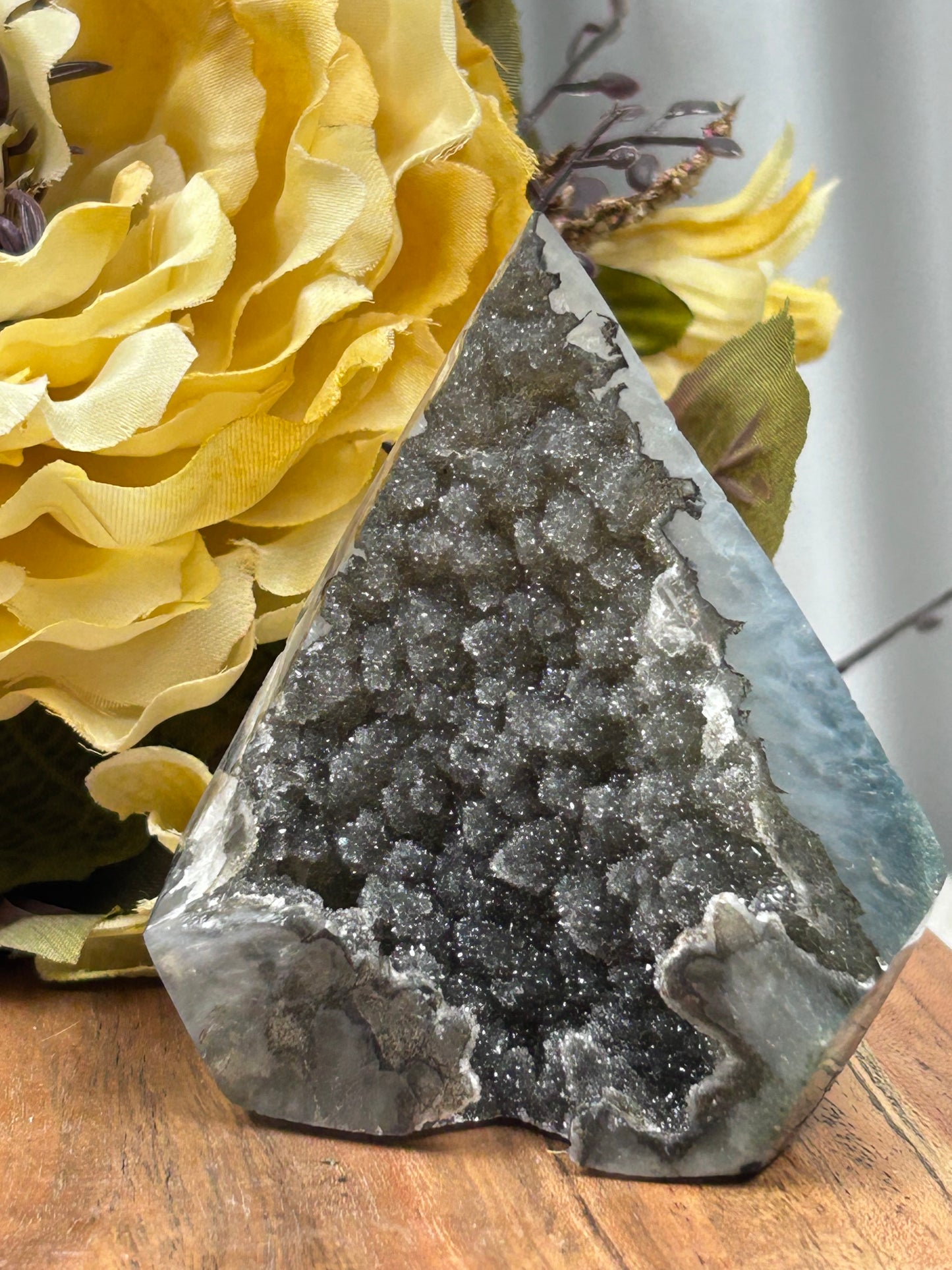 Sugar Druzy Agate Diamond