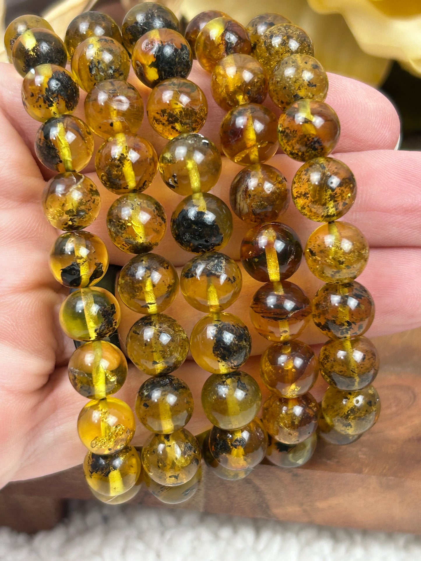 One (1) Amber Bracelet - Intuitively Chosen