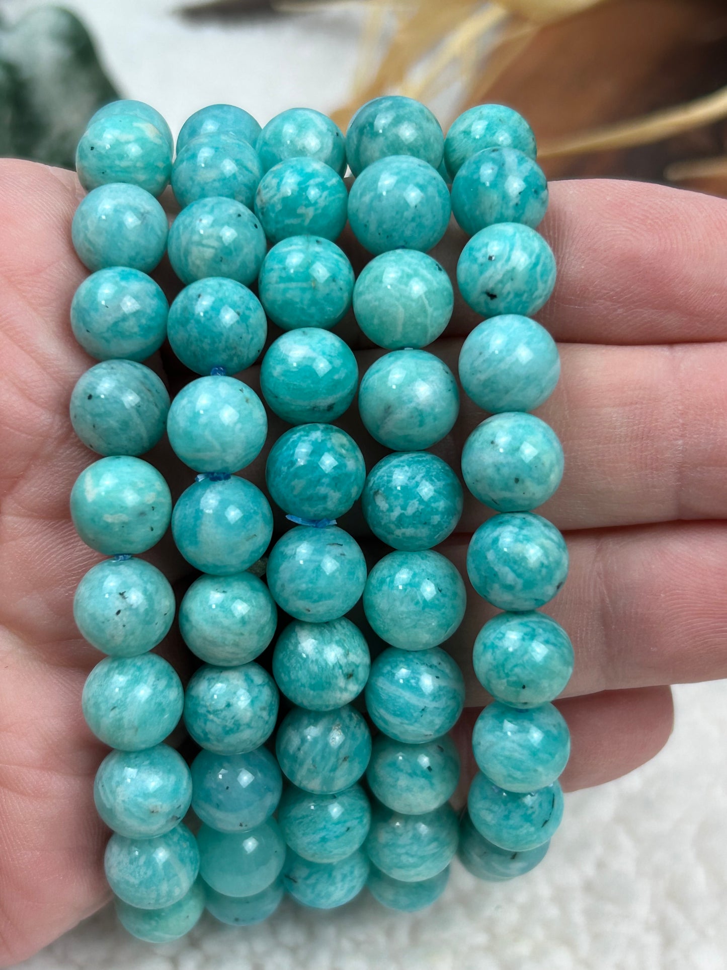 One (1) Amazonite Bracelet - Intuitively Chosen