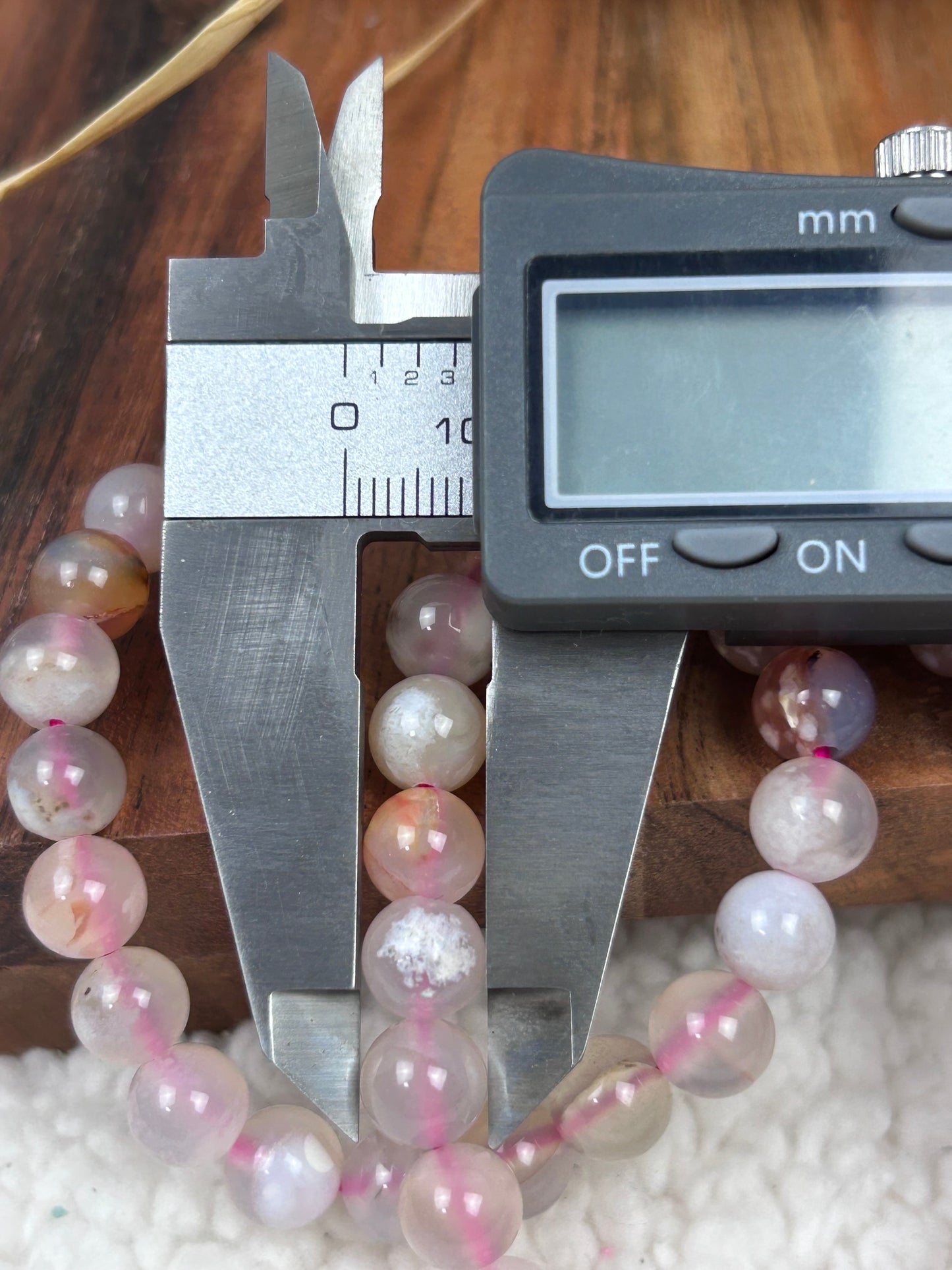 One (1) Flower Agate Bracelet - Intuitively Chosen