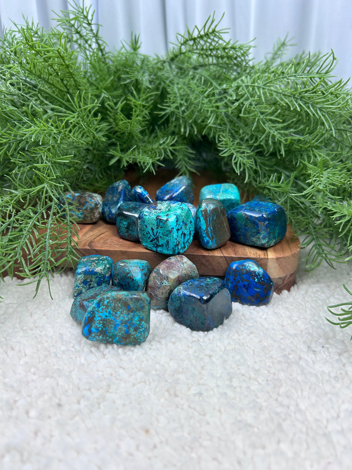 One (1) Shattuckite Tumble - Intuitively Chosen