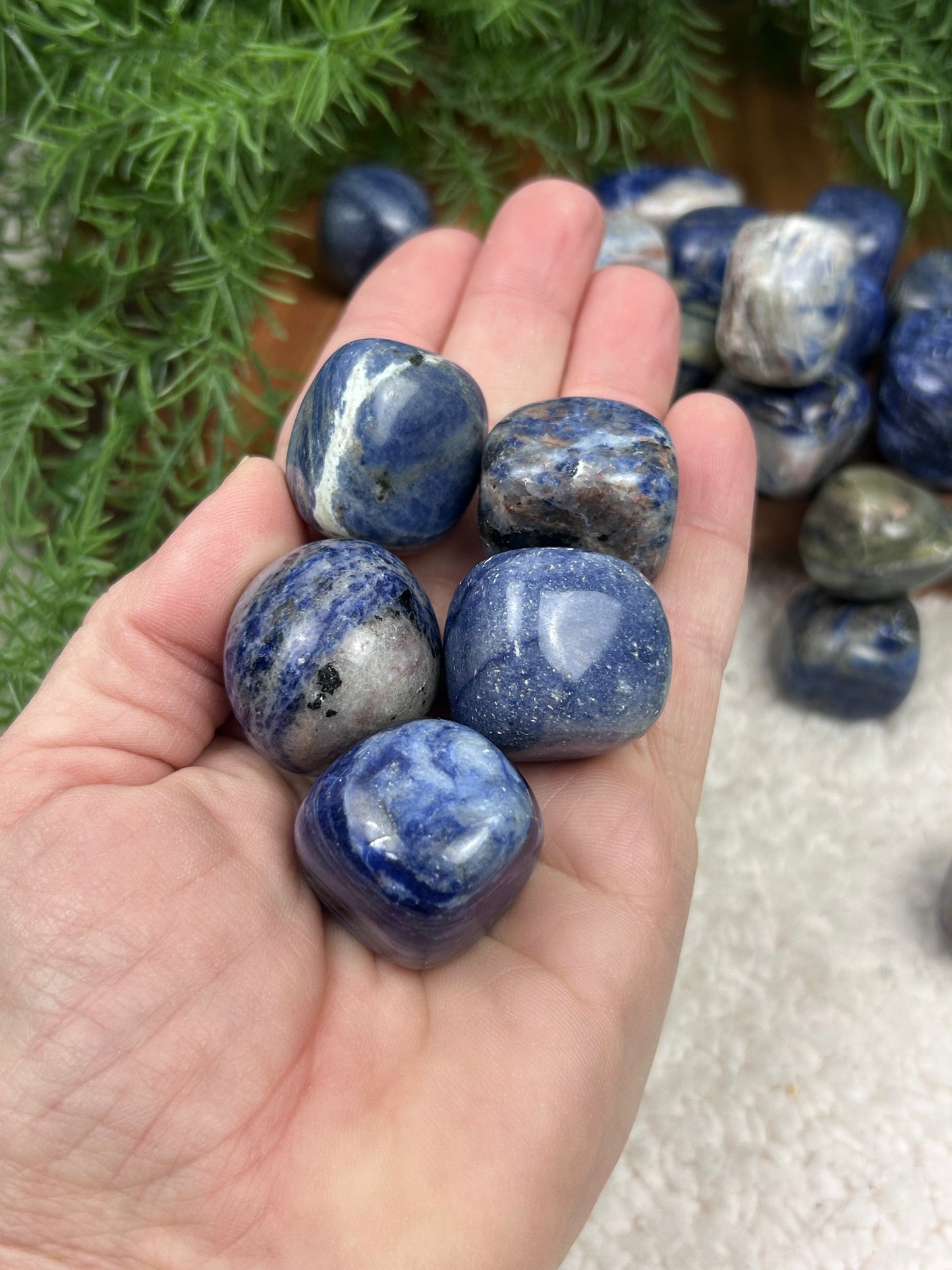 One (1) Sodalite Tumble - Intuitively Chosen