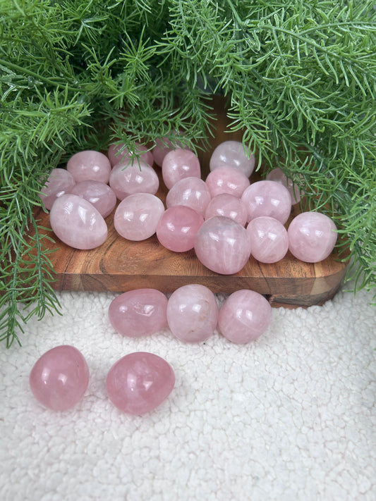 One (1) Rose Quartz Tumble - Intuitively Chosen