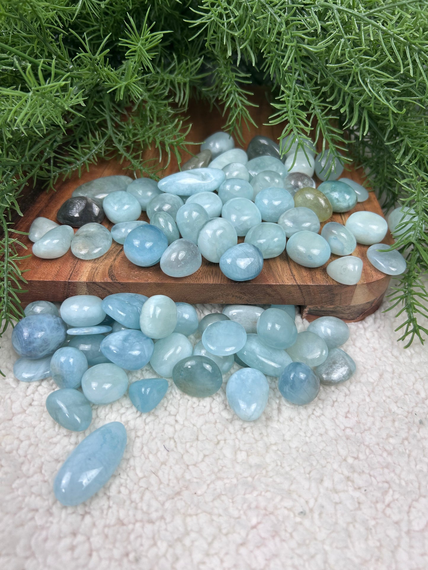 One (1) Aquamarine Medium Tumble - Intuitively Chosen