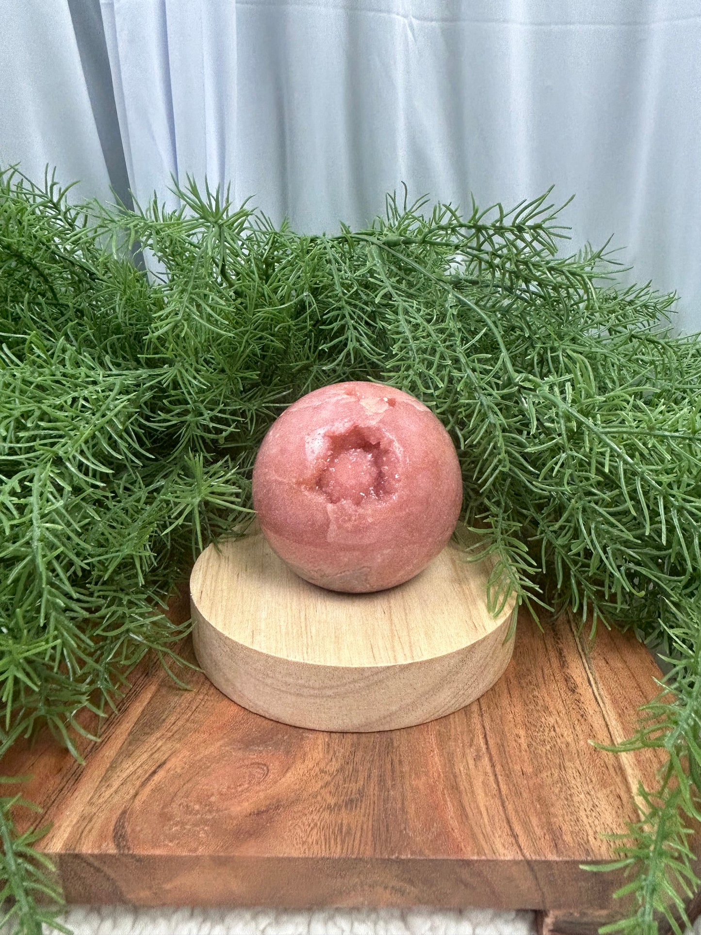 Druzy Pink Amethyst Sphere