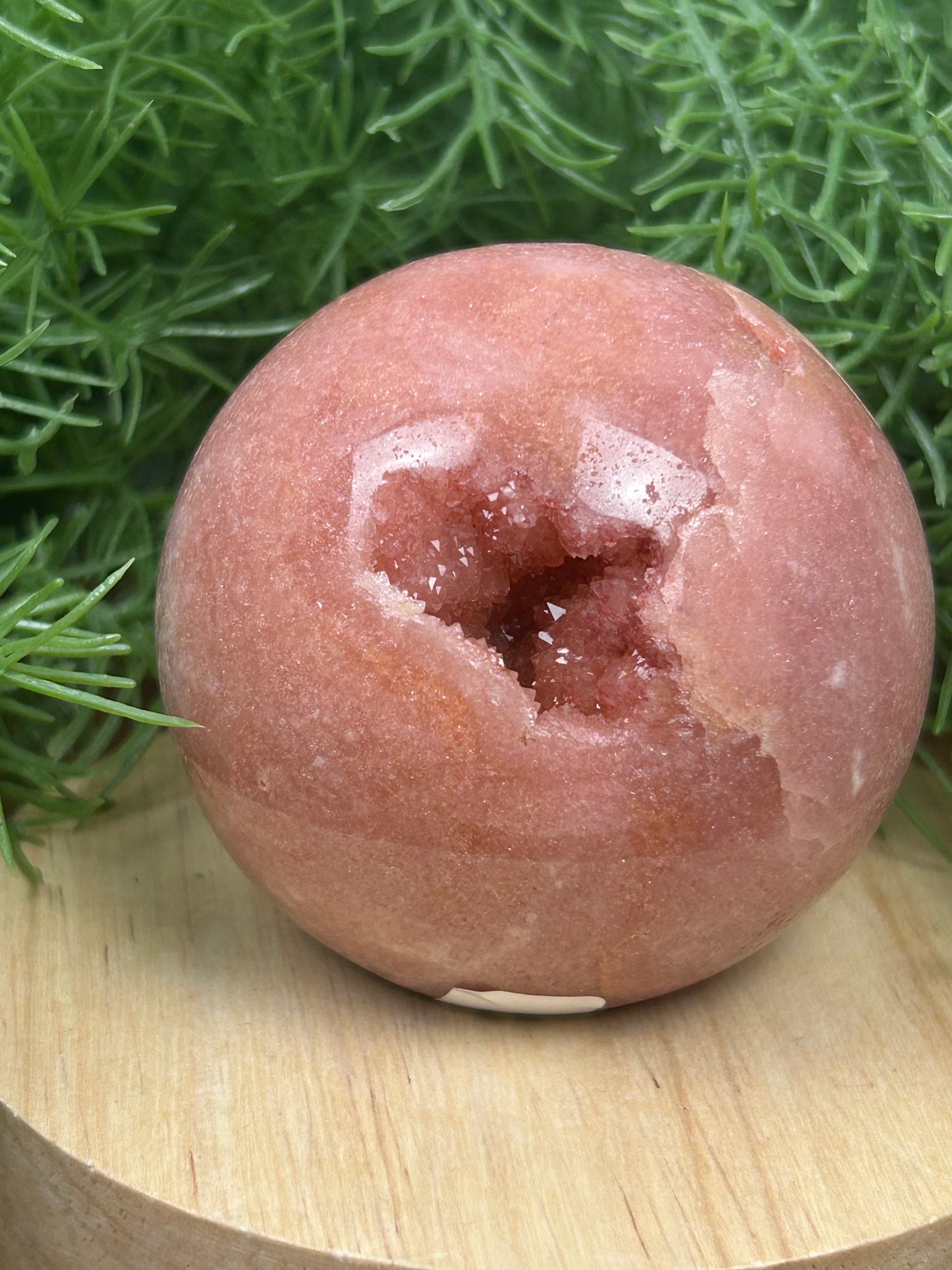 Druzy Pink Amethyst Sphere