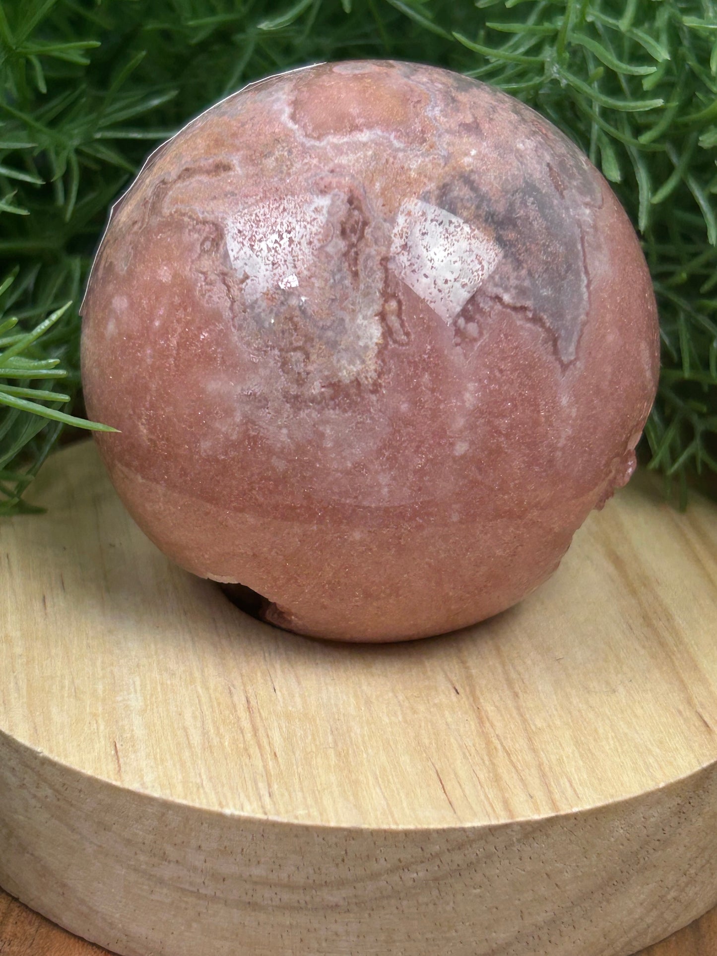 Druzy Pink Amethyst Sphere