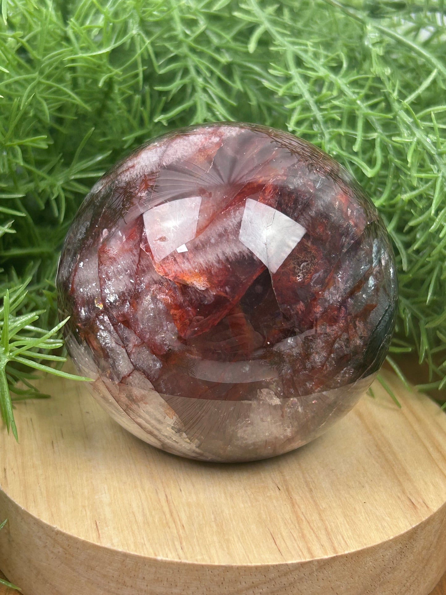 Fire Quartz Sphere