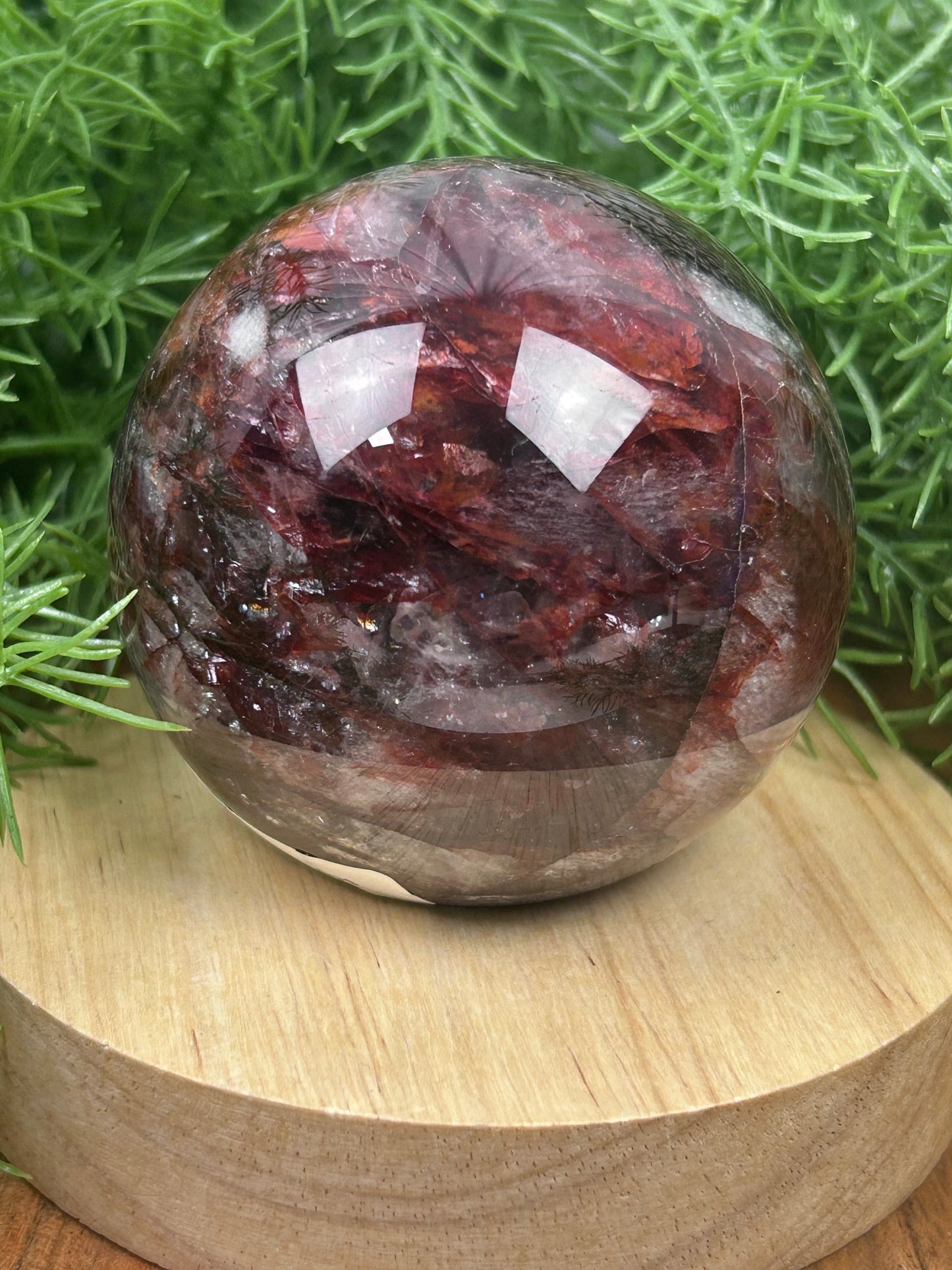 Fire Quartz Sphere