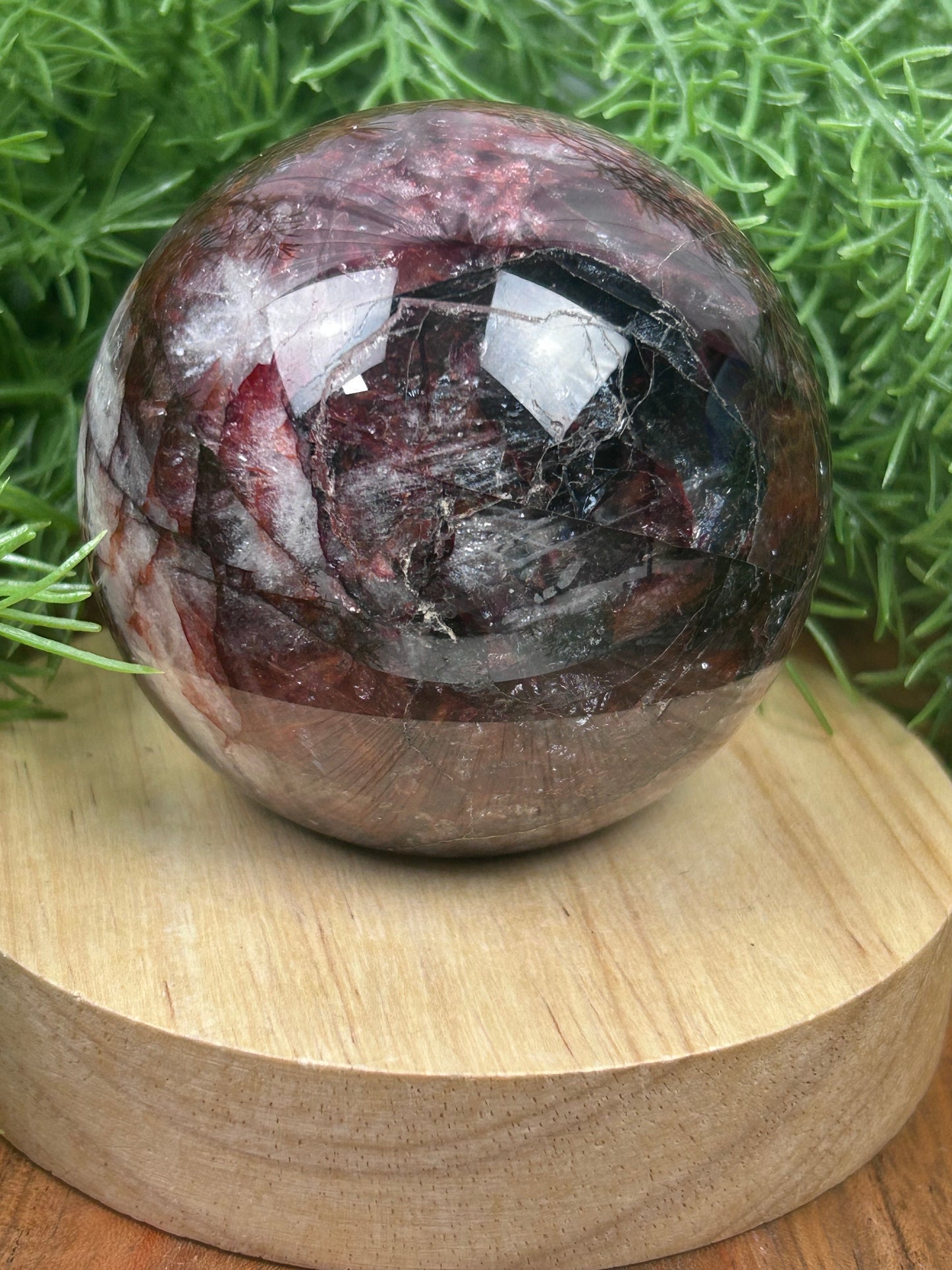 Fire Quartz Sphere