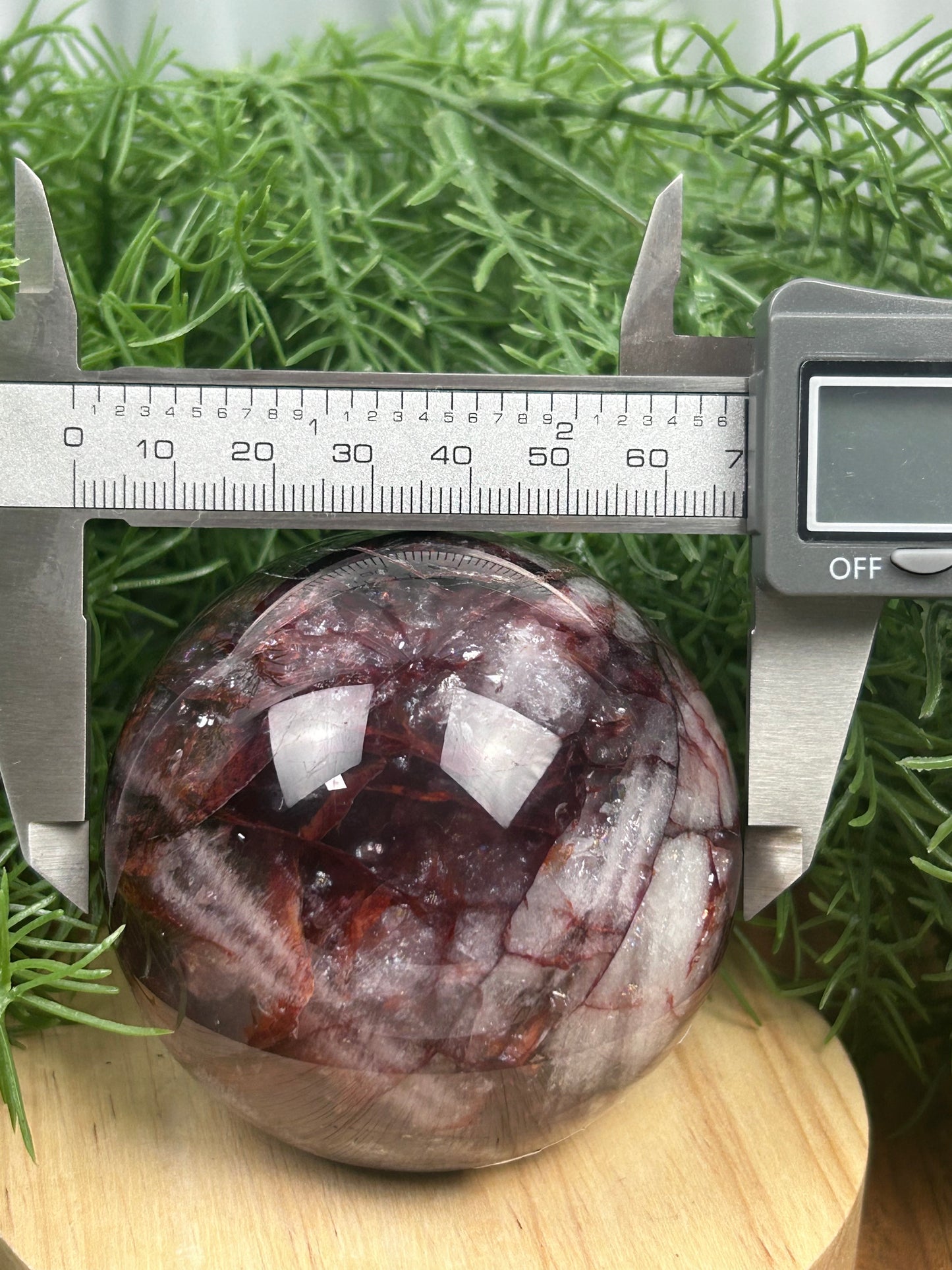 Fire Quartz Sphere