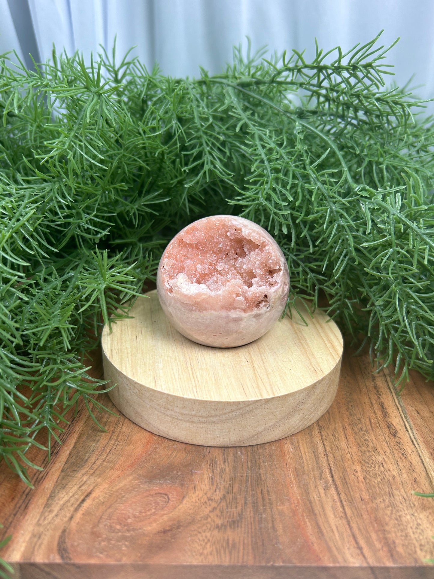 Druzy Pink Amethyst Sphere