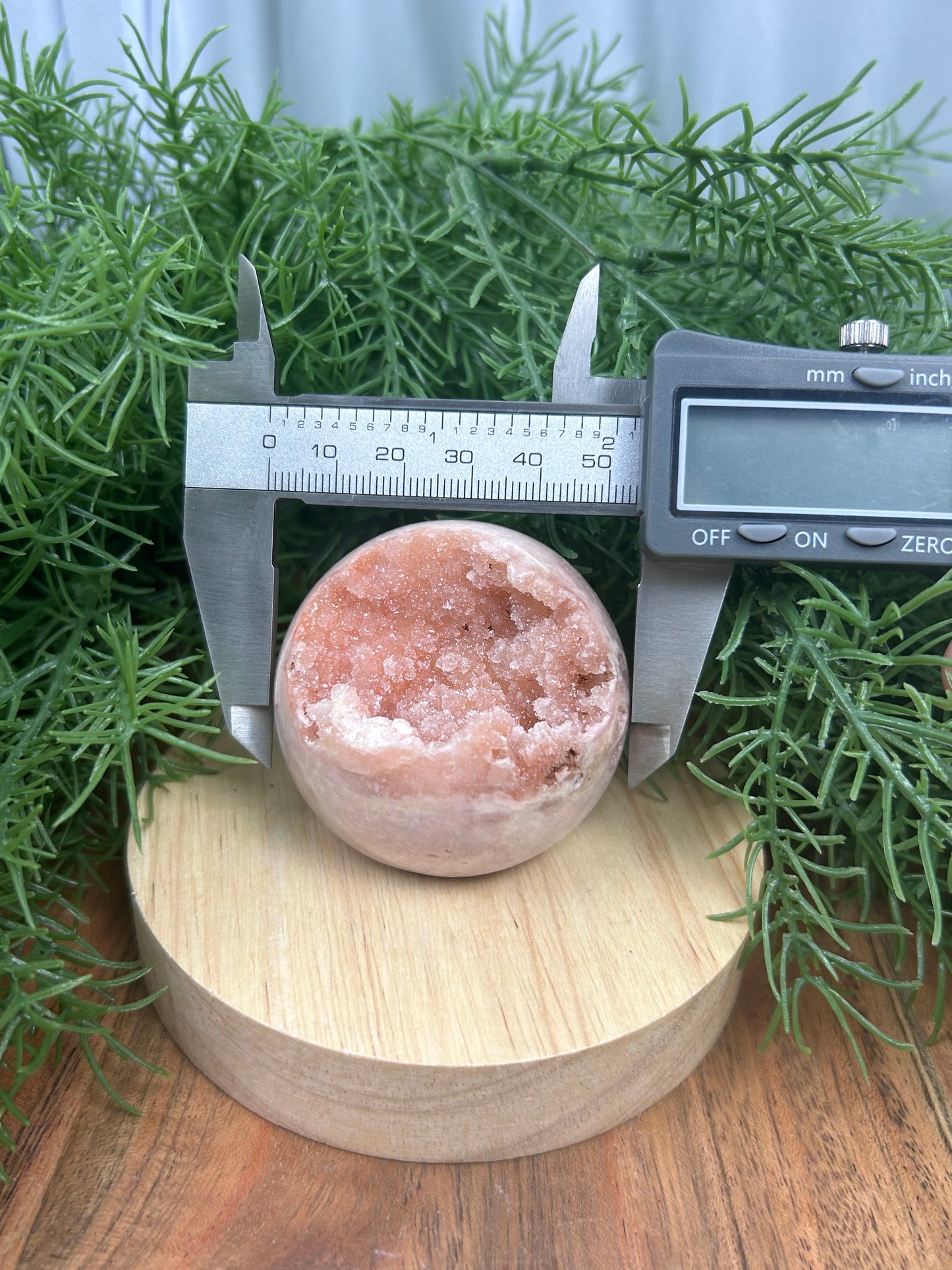 Druzy Pink Amethyst Sphere