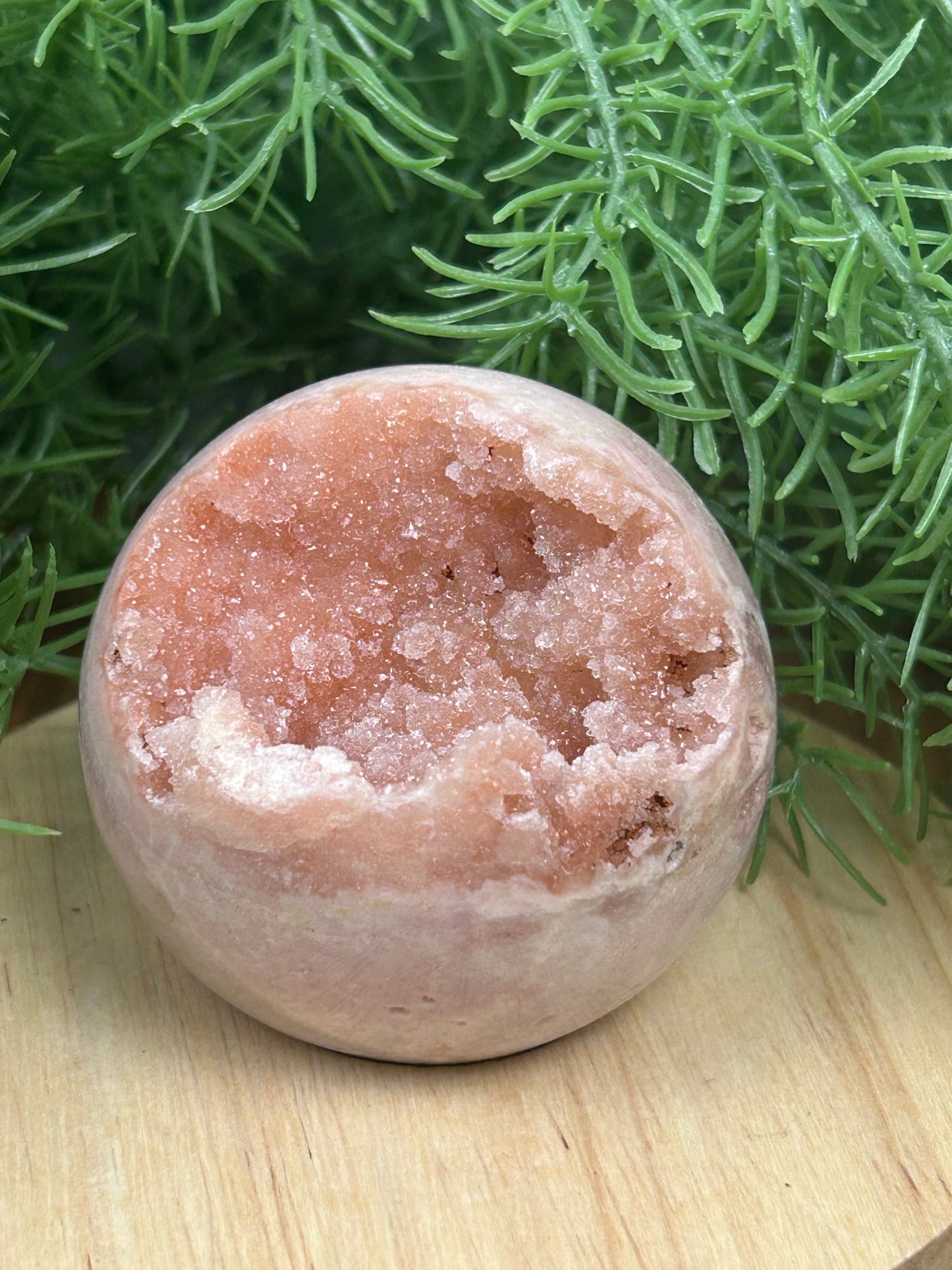 Druzy Pink Amethyst Sphere