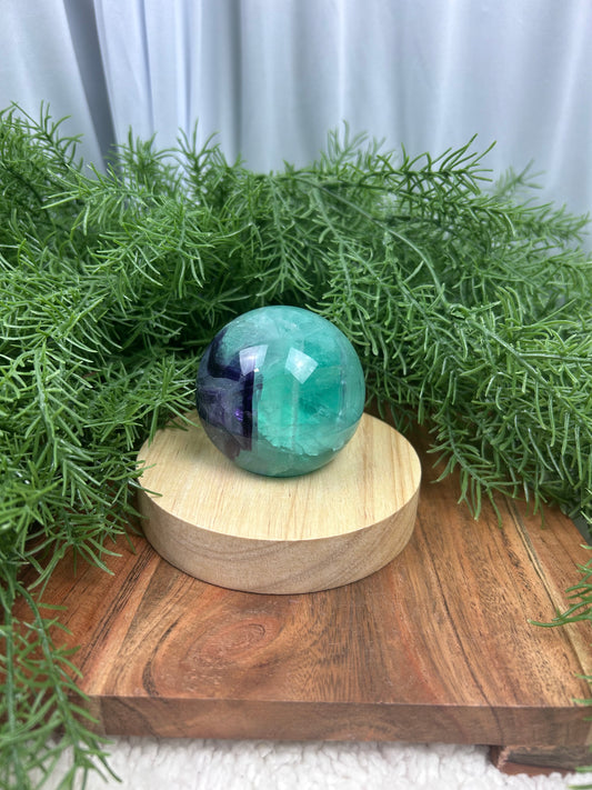 Watermelon Fluorite Sphere - High Quality