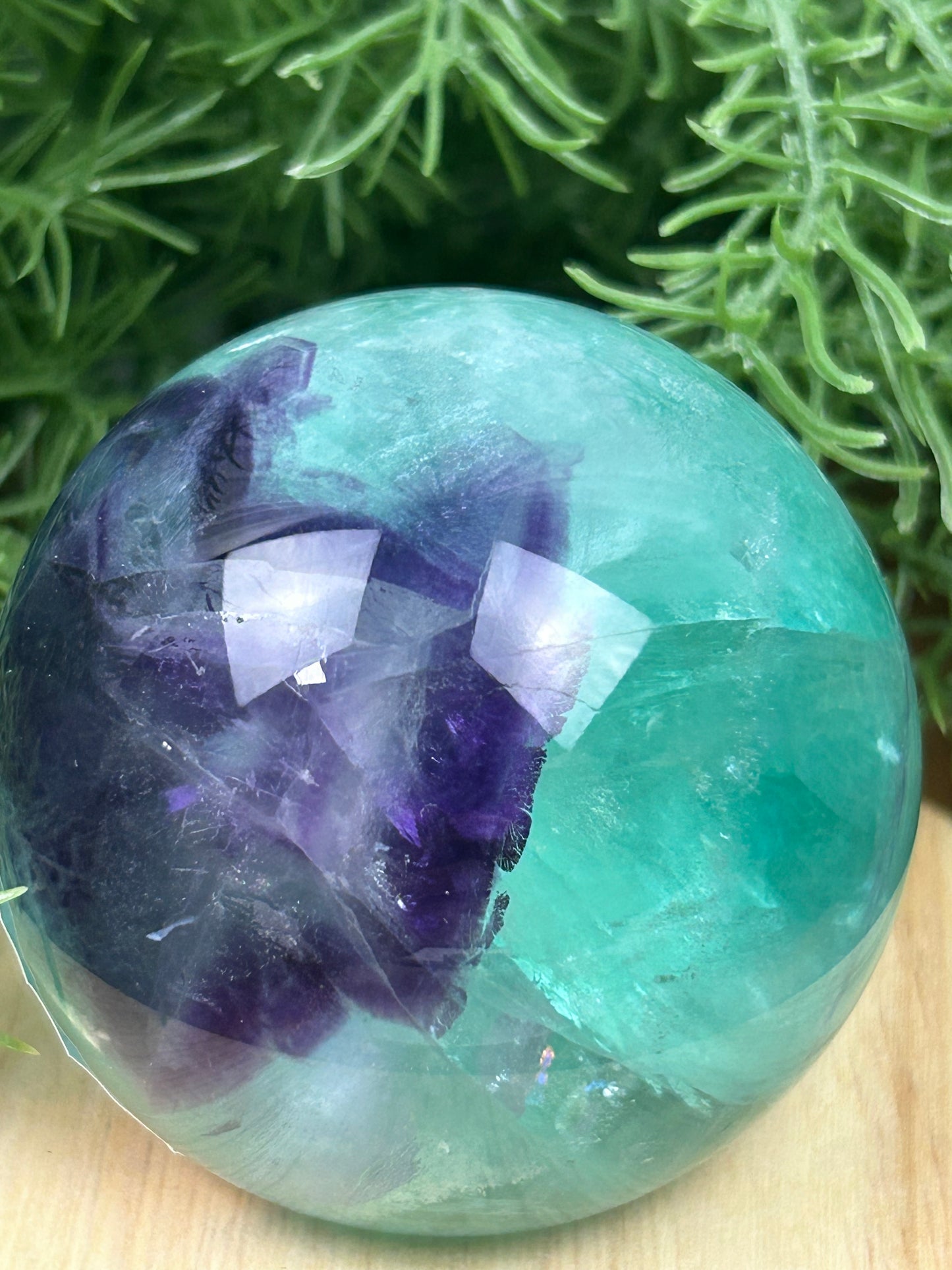 Watermelon Fluorite Sphere - High Quality