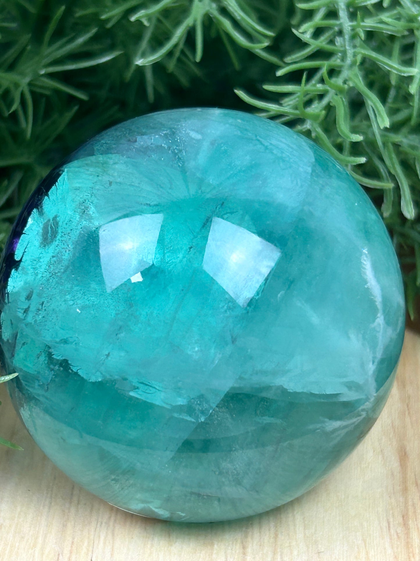 Watermelon Fluorite Sphere - High Quality