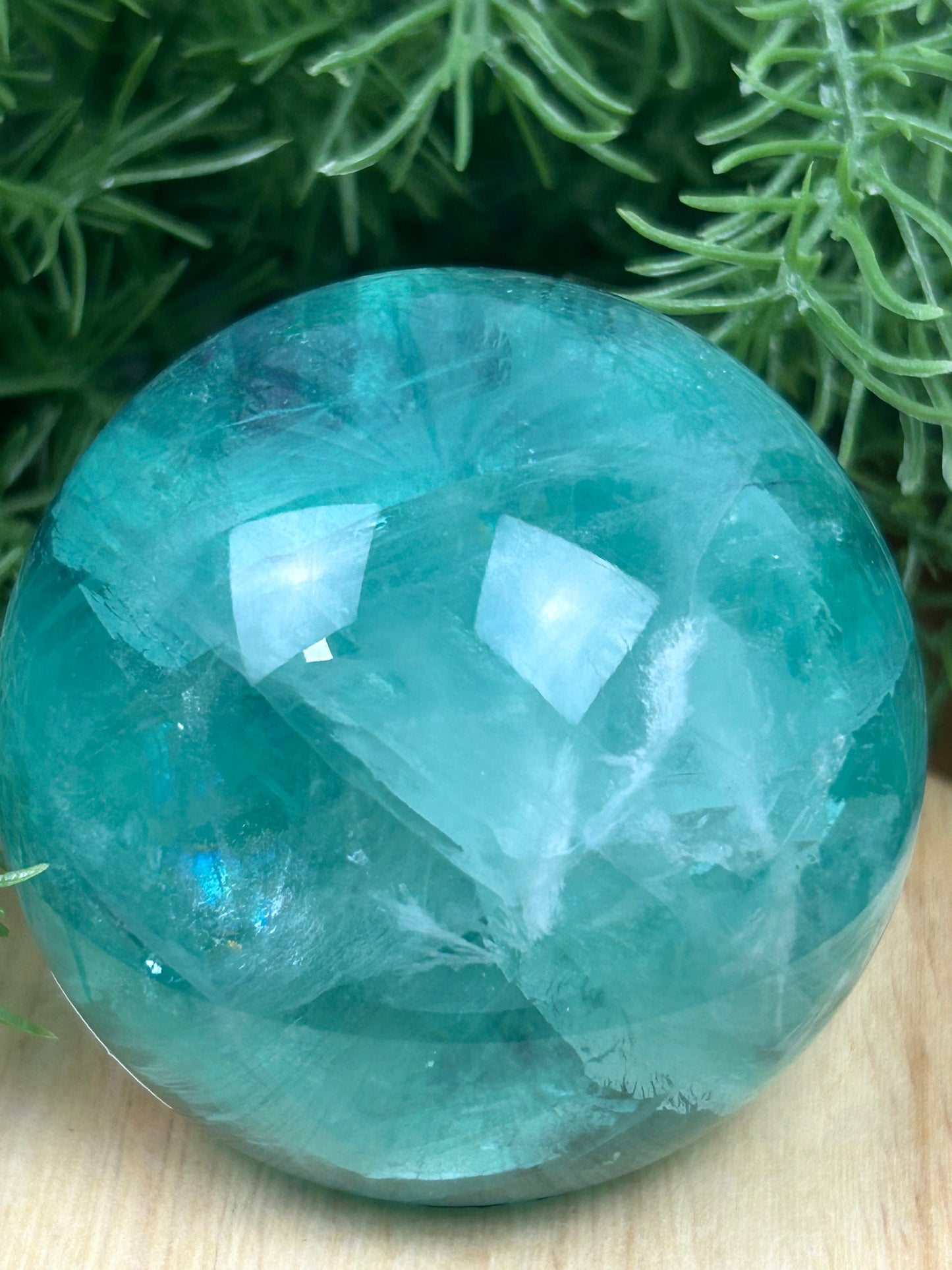 Watermelon Fluorite Sphere - High Quality