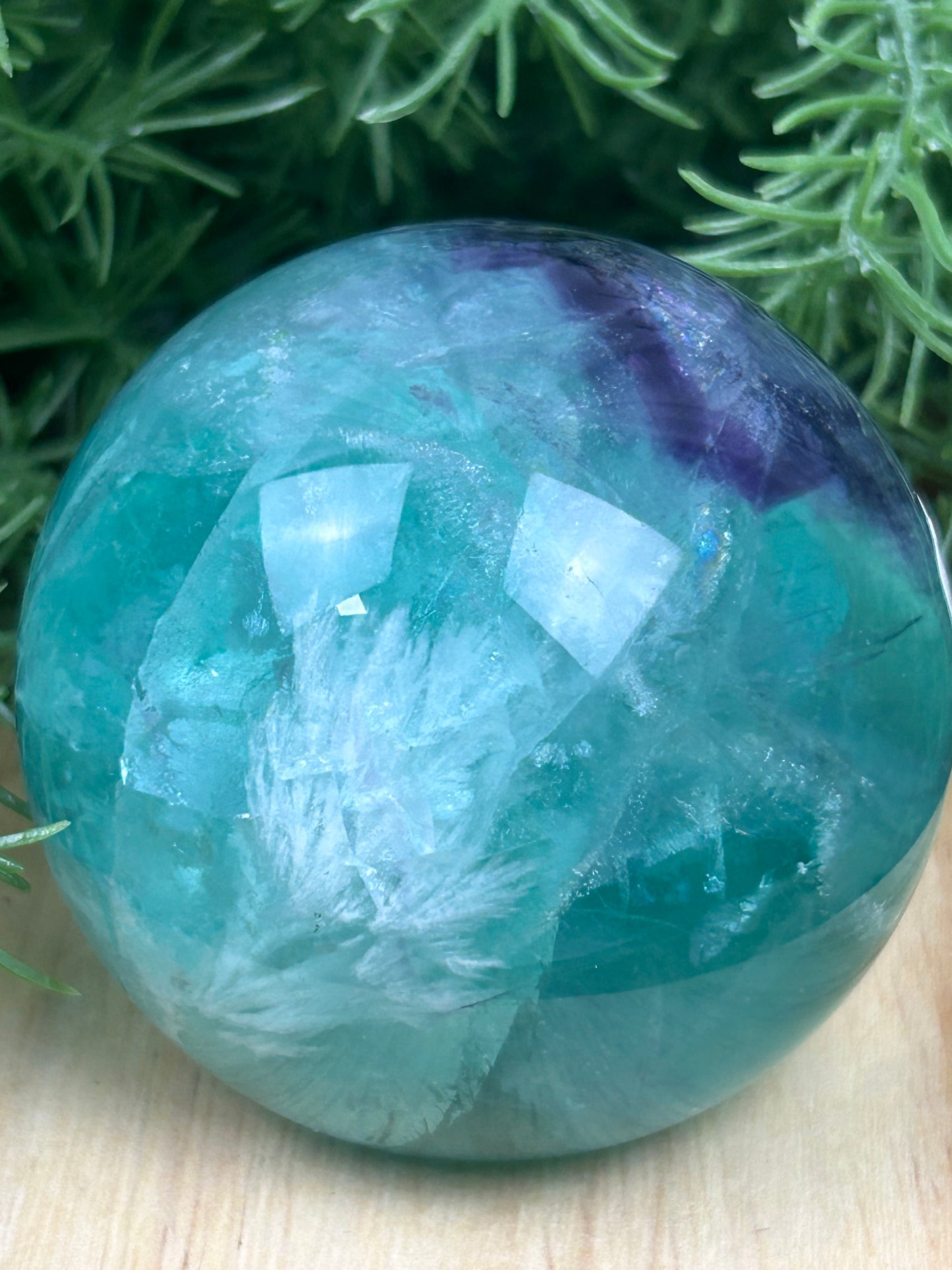 Watermelon Fluorite Sphere - High Quality
