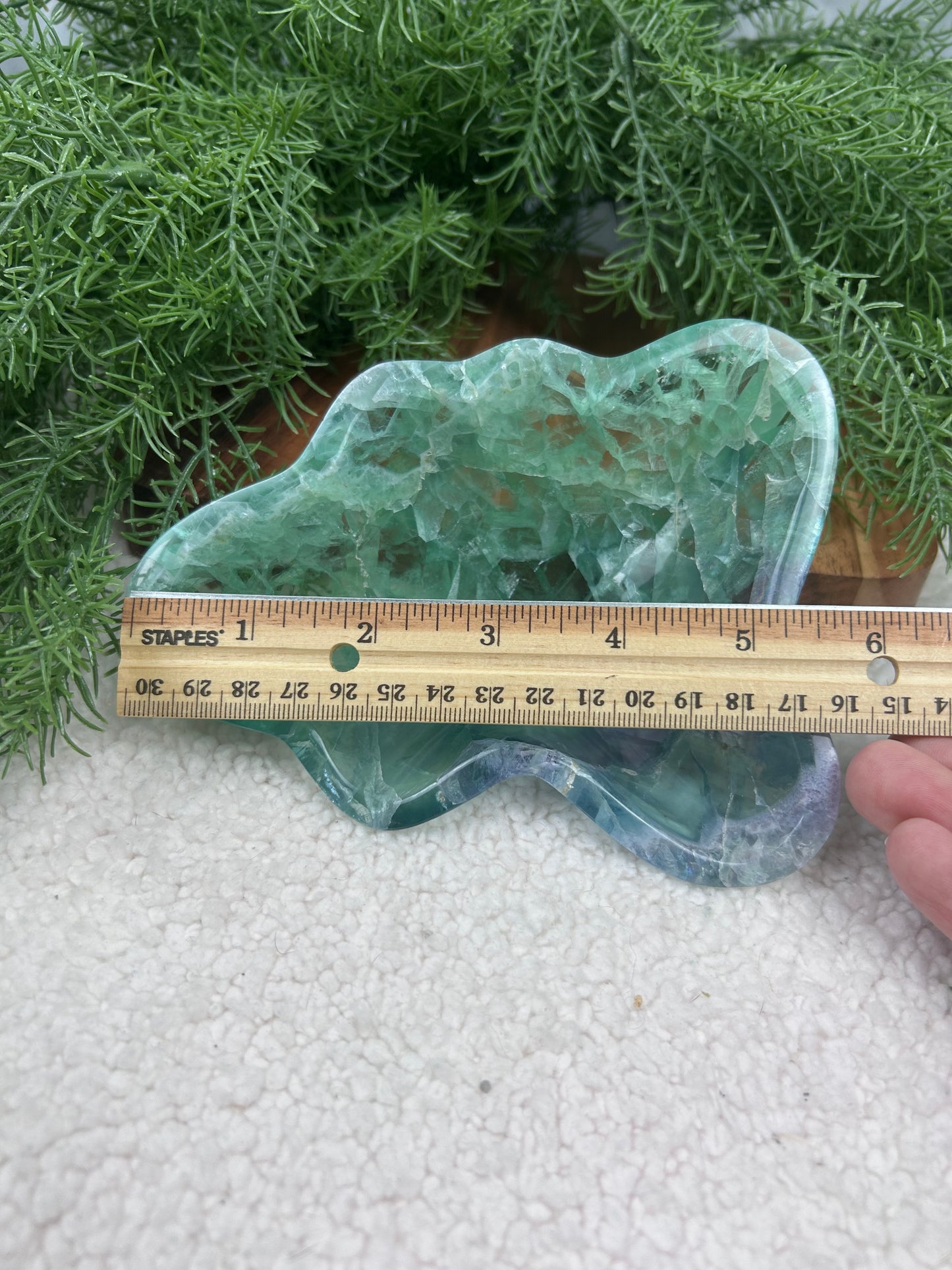 Watermelon Fluorite Dish - High Quality