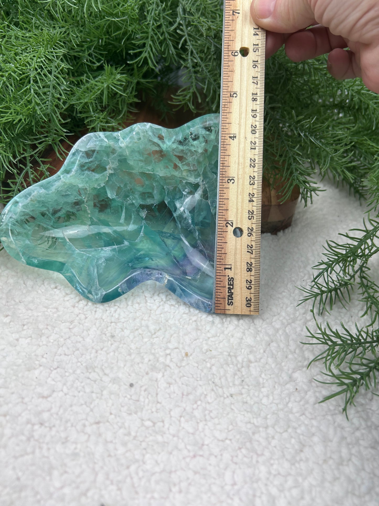 Watermelon Fluorite Dish - High Quality