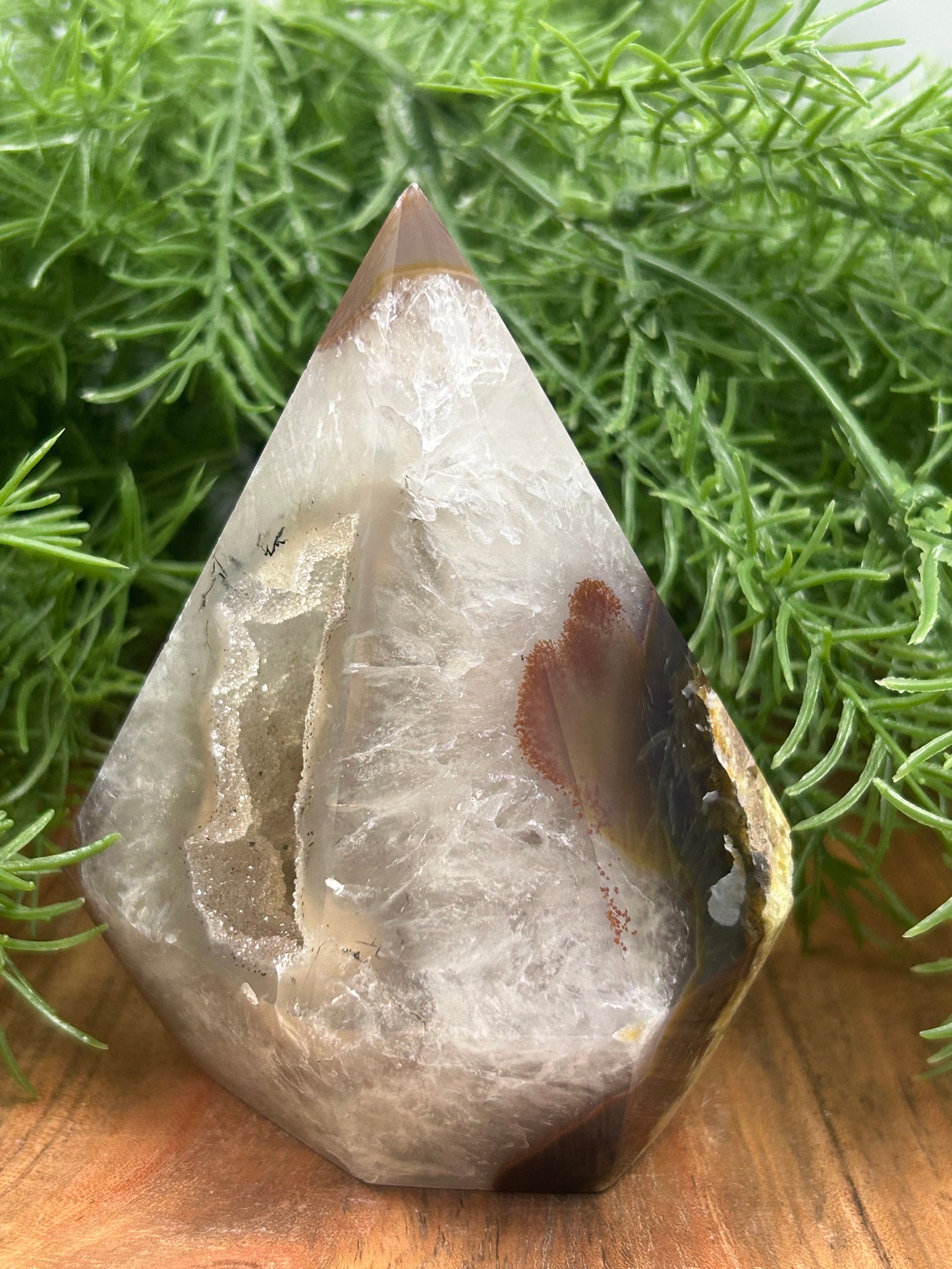 Sugar Druzy Agate Diamond
