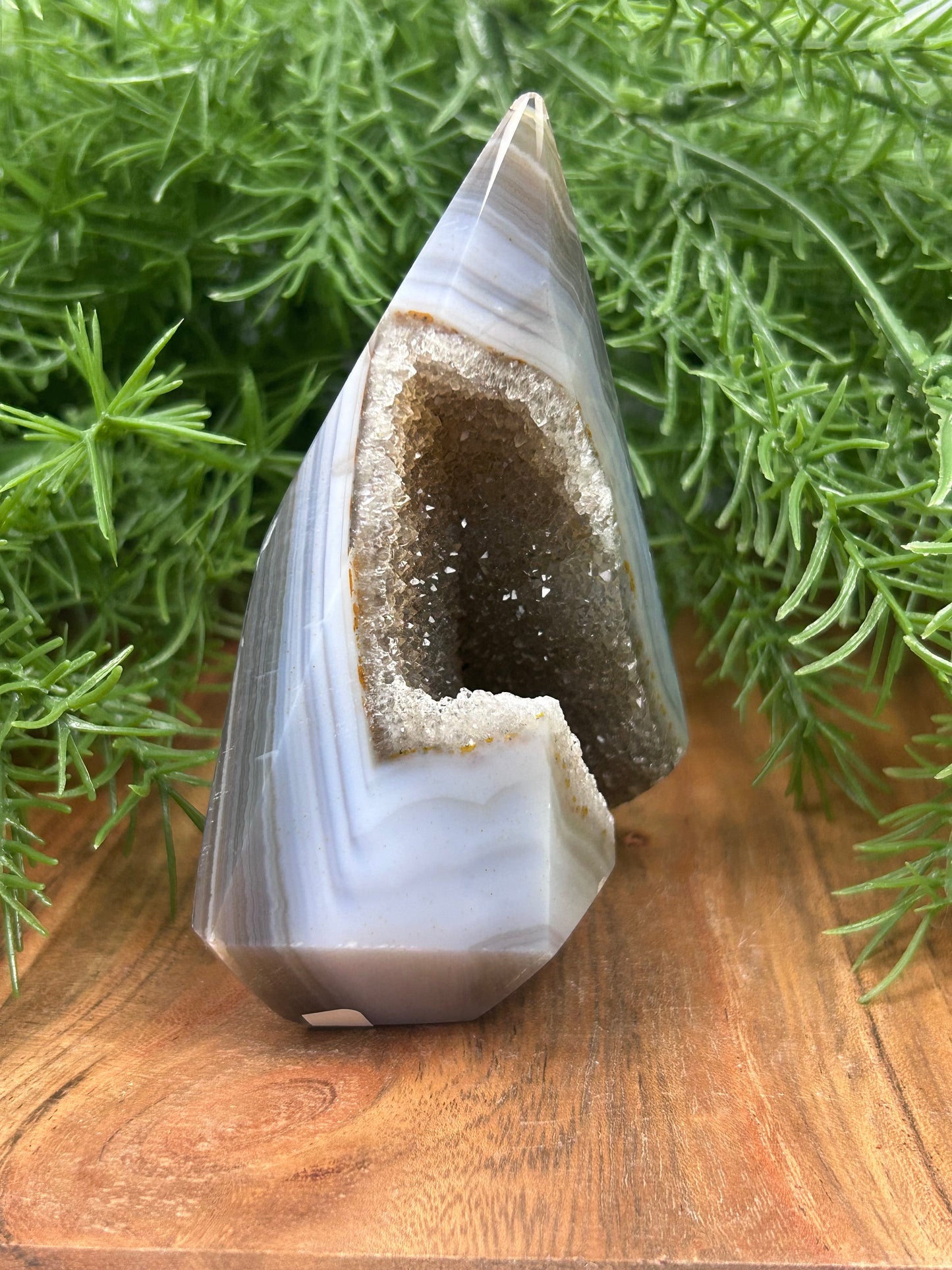Sugar Druzy Agate Diamond