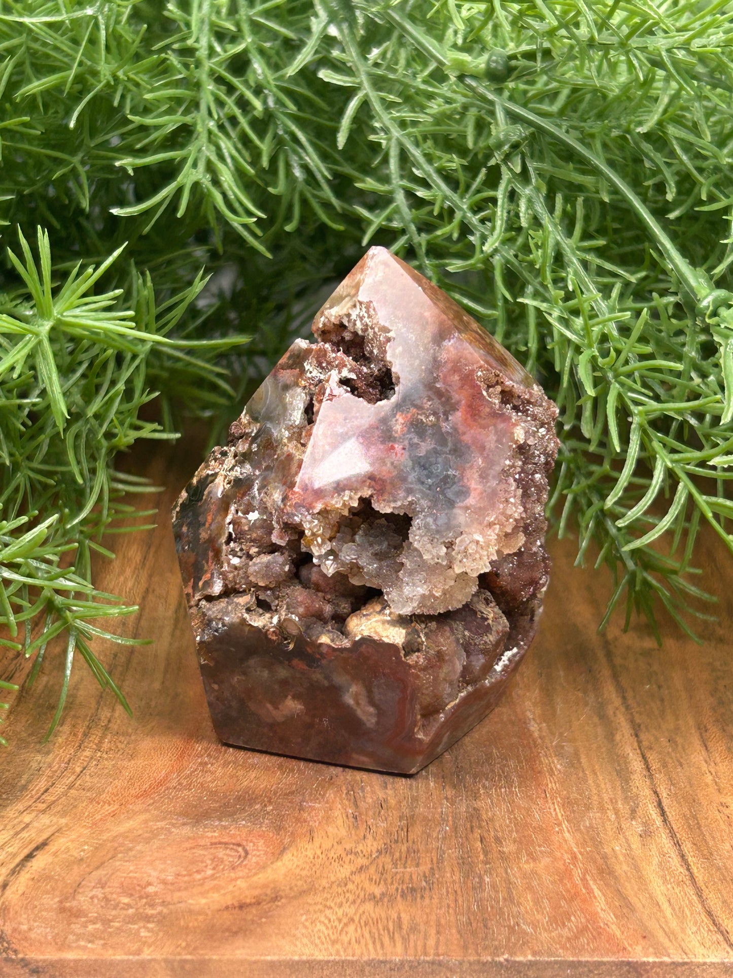 Sugar Druzy Agate Diamond