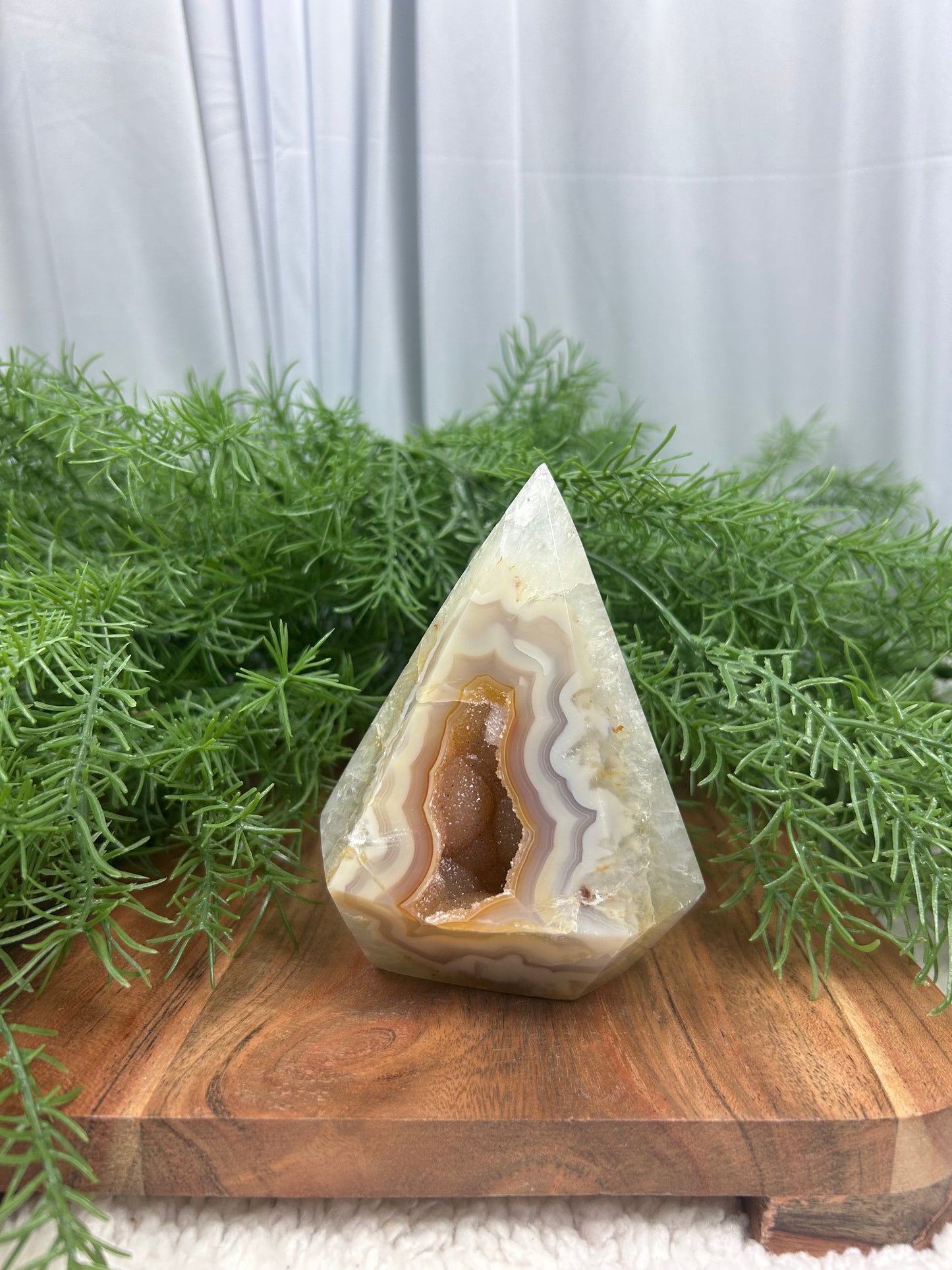 Sugar Druzy Agate Diamond