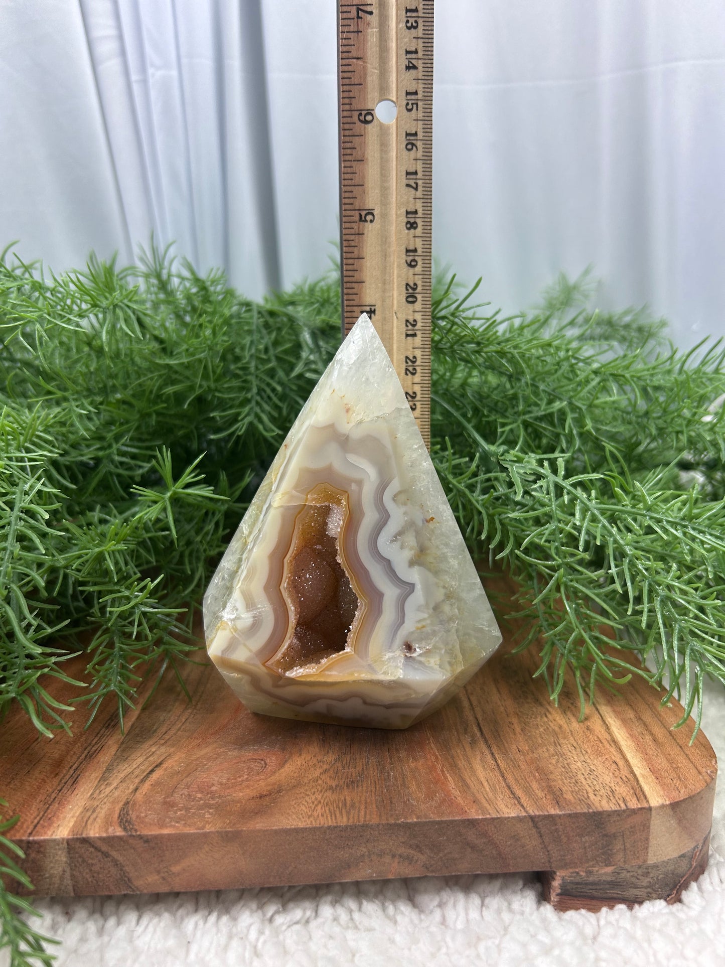 Sugar Druzy Agate Diamond