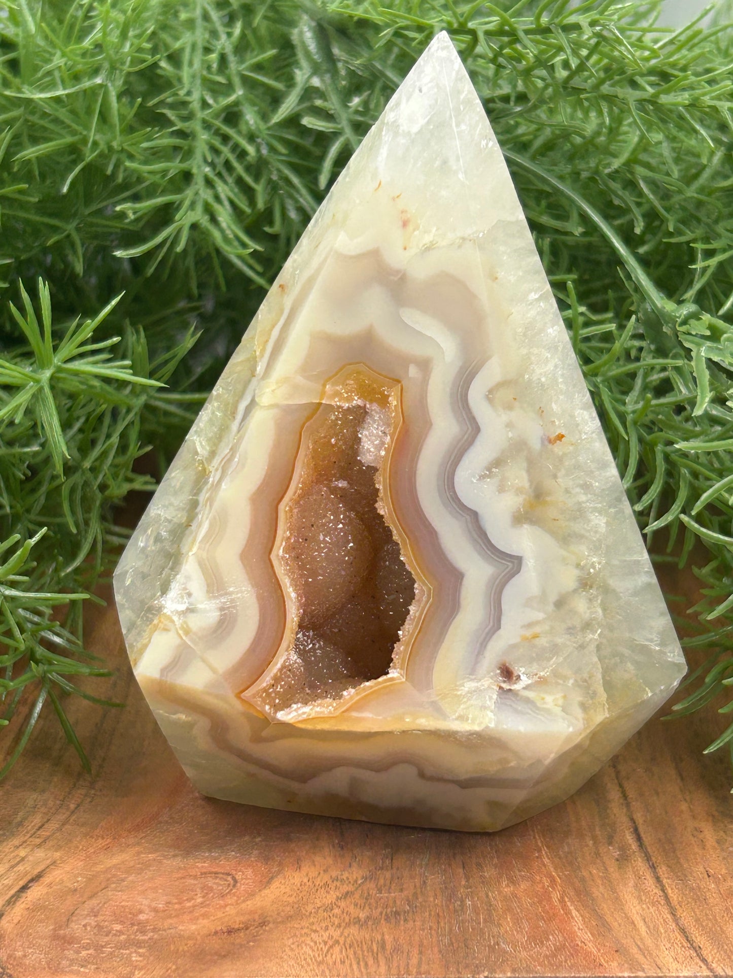 Sugar Druzy Agate Diamond