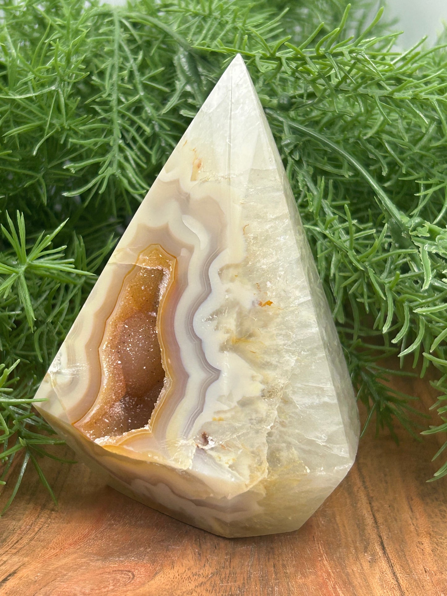 Sugar Druzy Agate Diamond