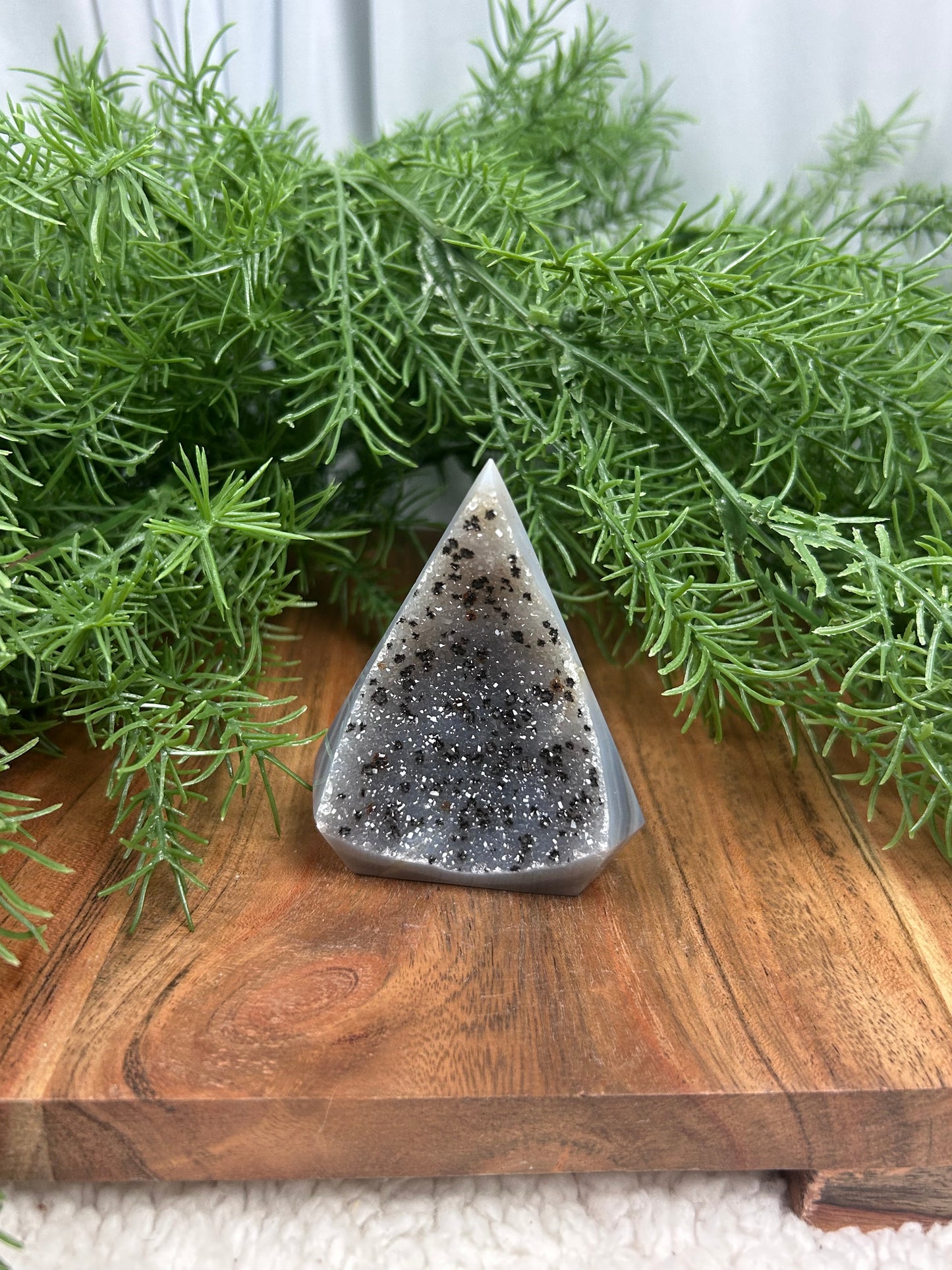 Sugar Druzy Agate Diamond