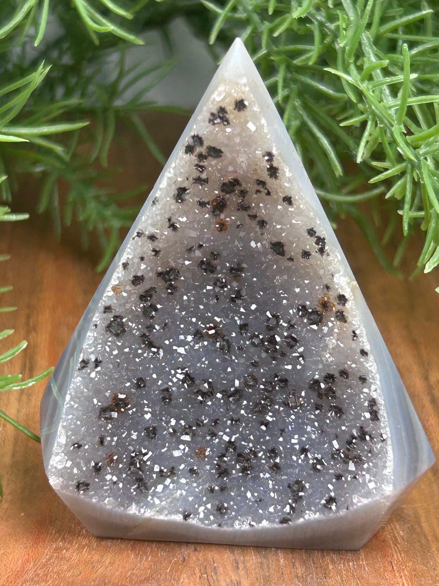 Sugar Druzy Agate Diamond