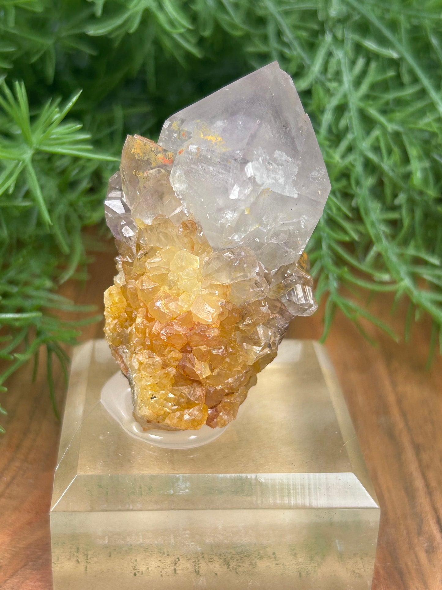 Smokey Amethyst Spirit Quartz