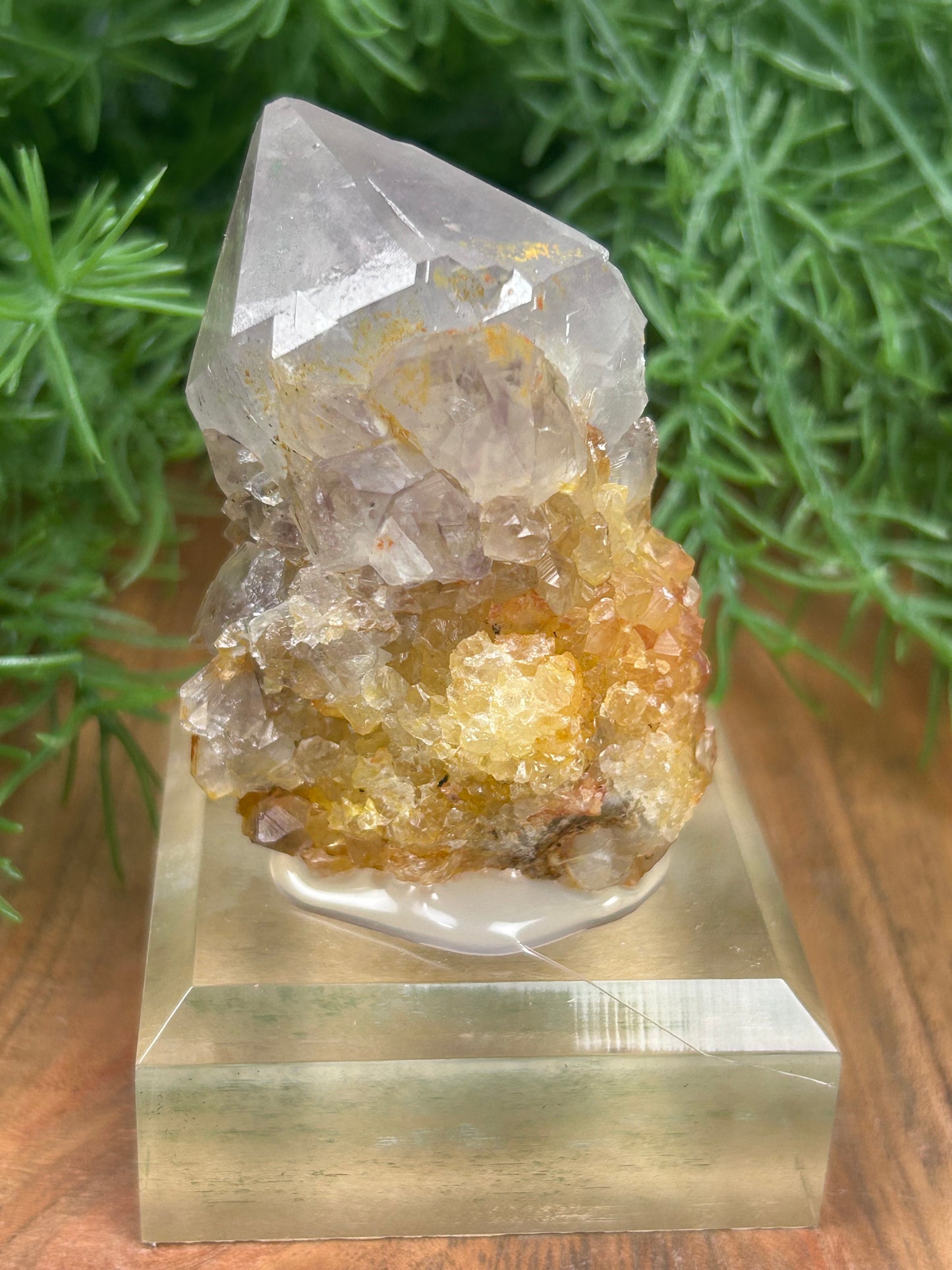Smokey Amethyst Spirit Quartz
