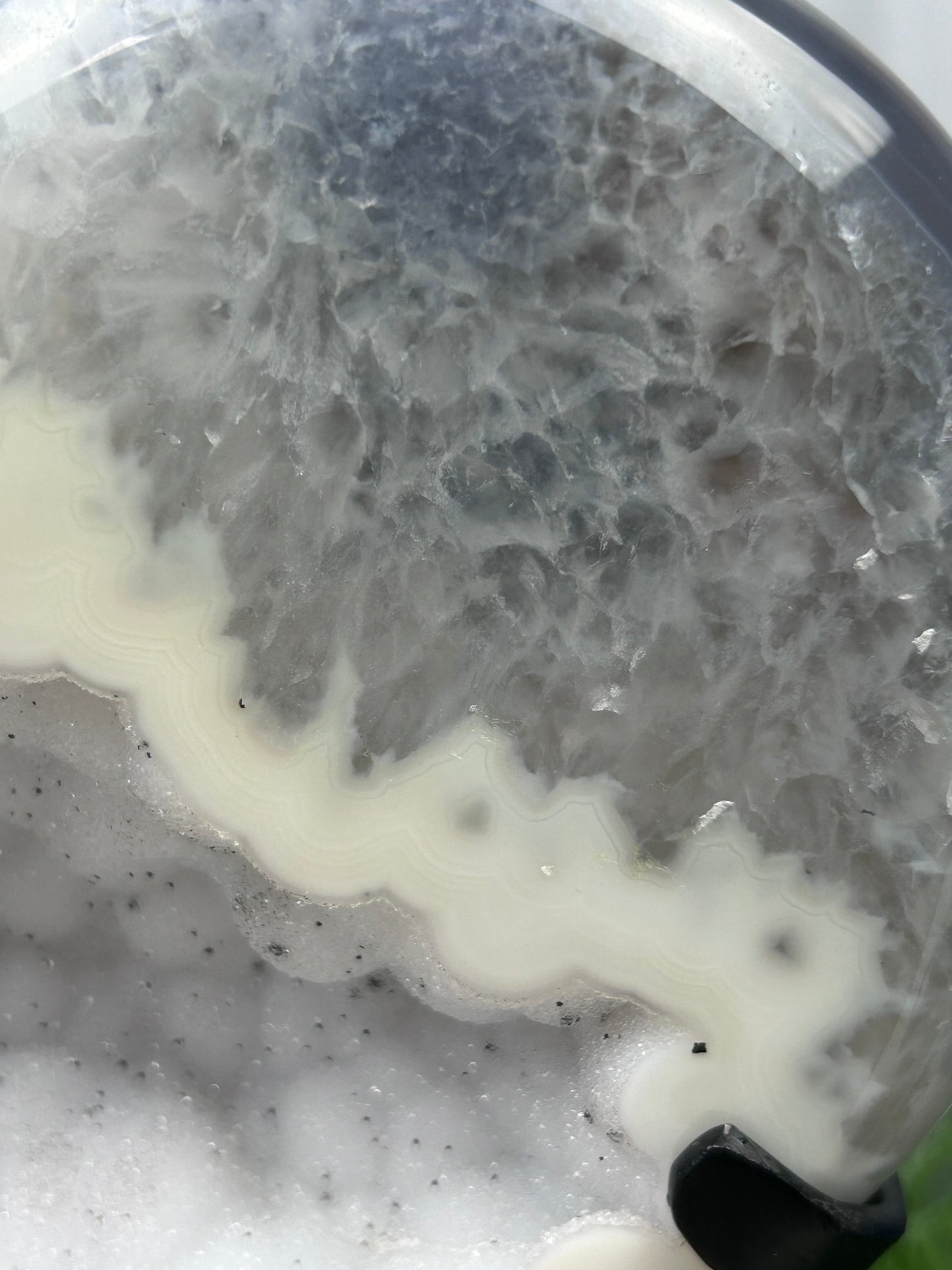 Sugar Druzy Agate Heart