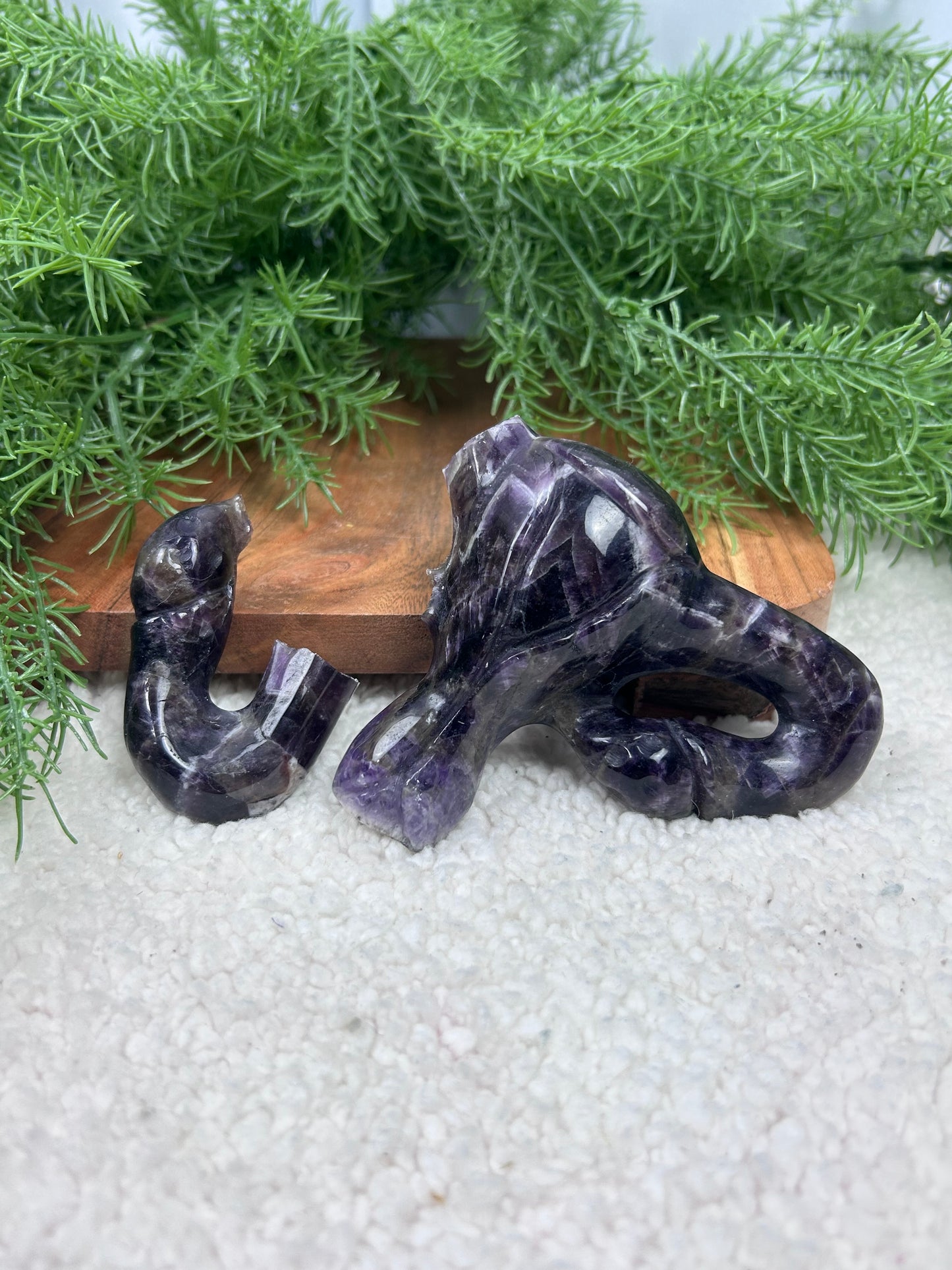 Chevron Amethyst Uterus
