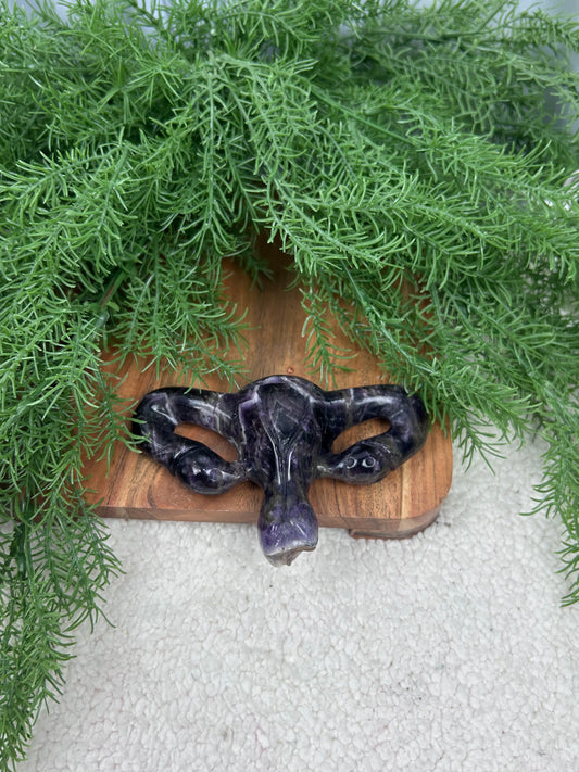Chevron Amethyst Uterus